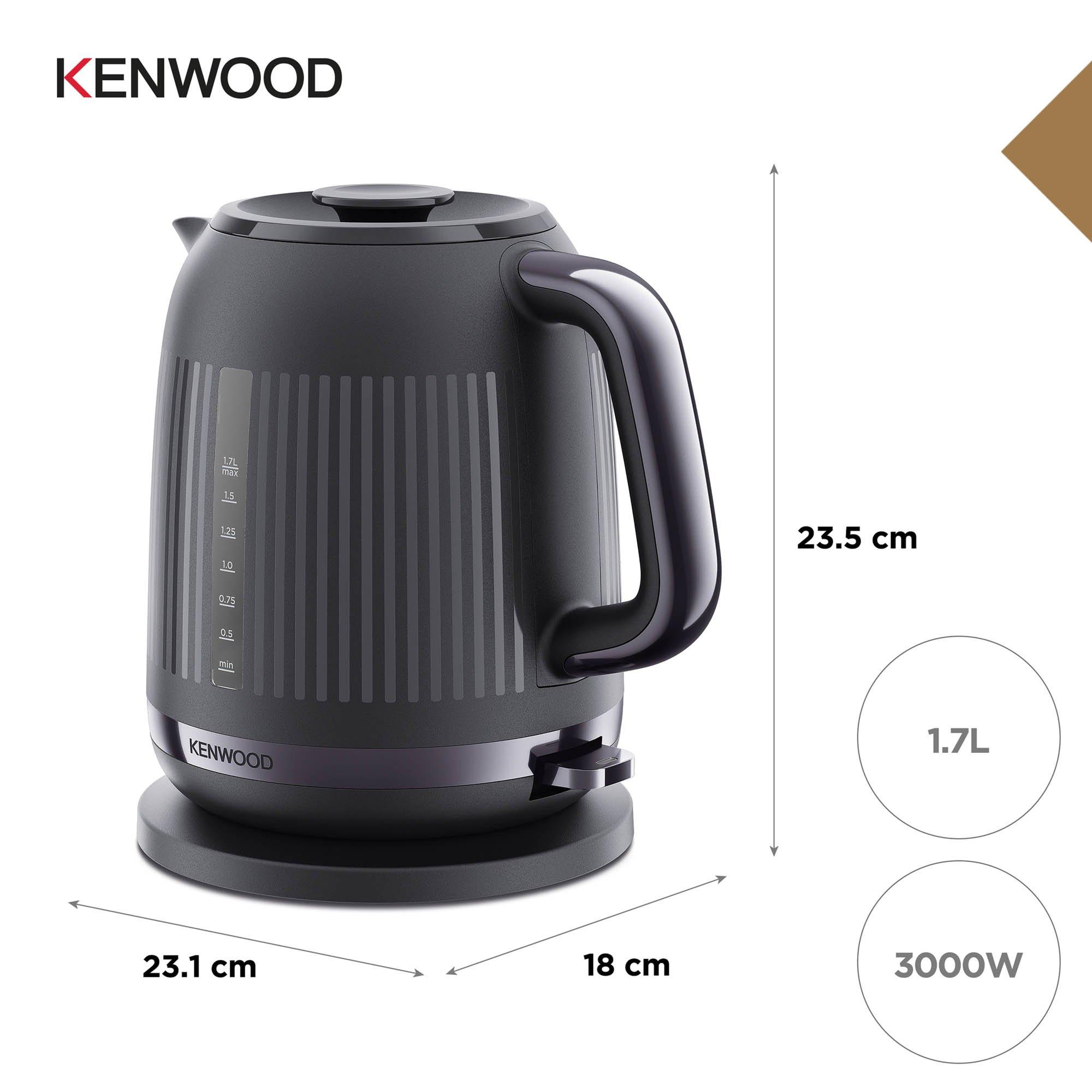 Grey - Kenwood - KW0806 1.7L Dusk Kettle Grey - 10