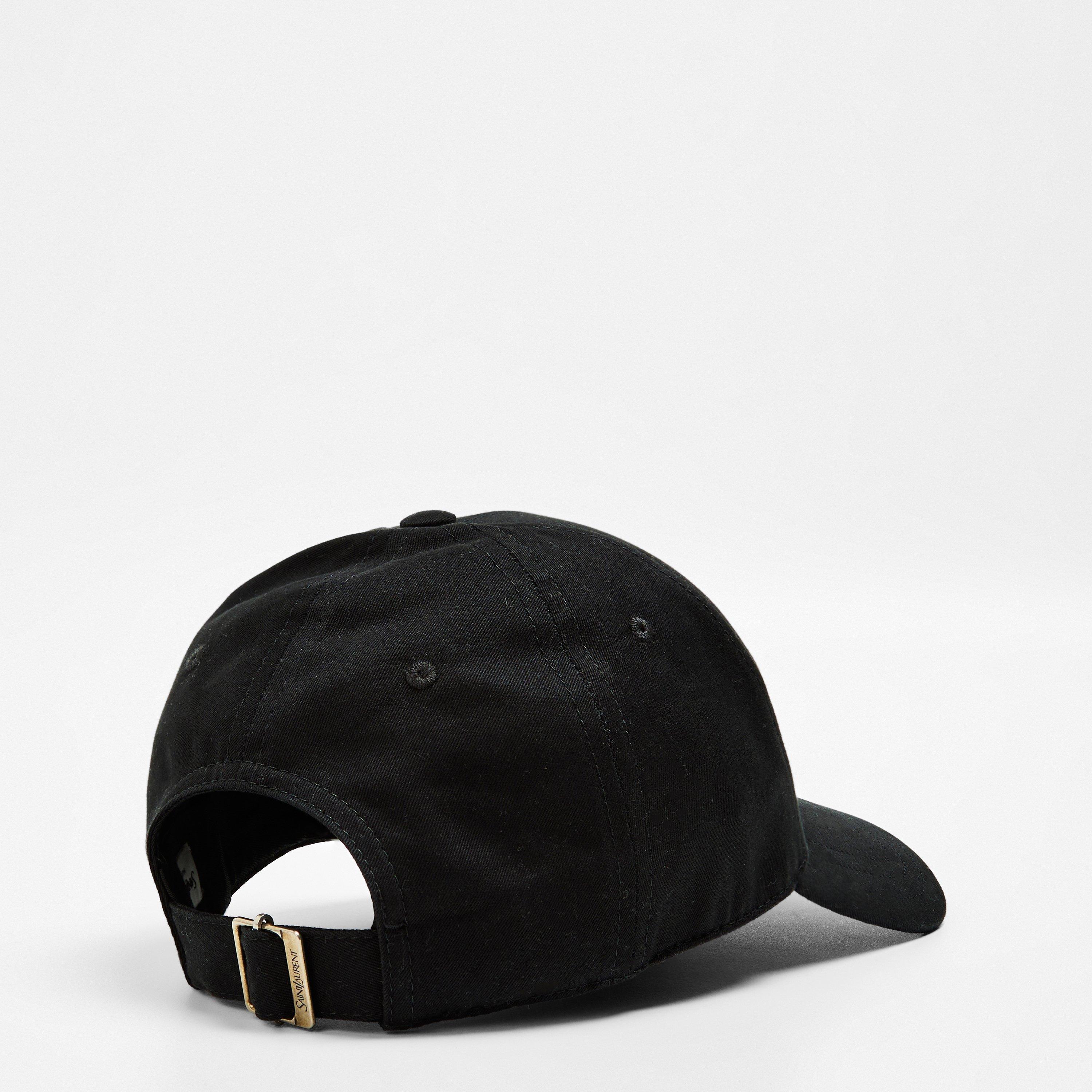 Black/White - Saint Laurent - Men's Baseball Cap - 2