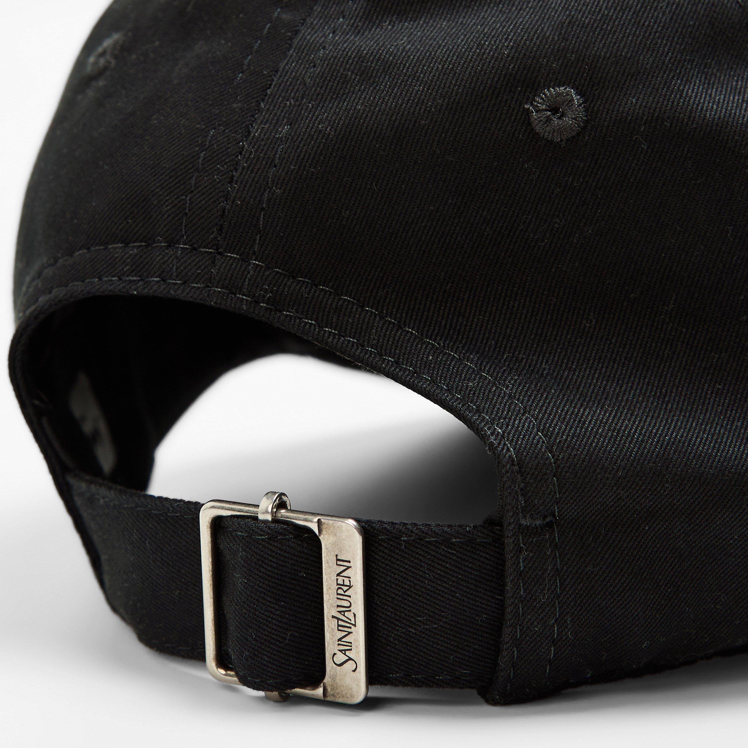 Black/White - Saint Laurent - Men's Baseball Cap - 4