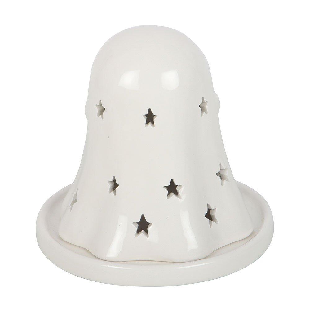 White - Something Different - Ghost Stories Tealight and Incense Cone Holder - 5