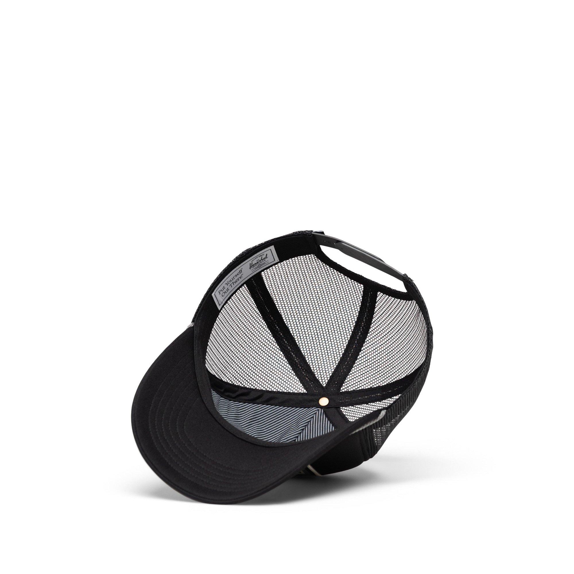 Zwart - Herschel Supply Co - Marina Mesh with Patch Trucker Cap - 3