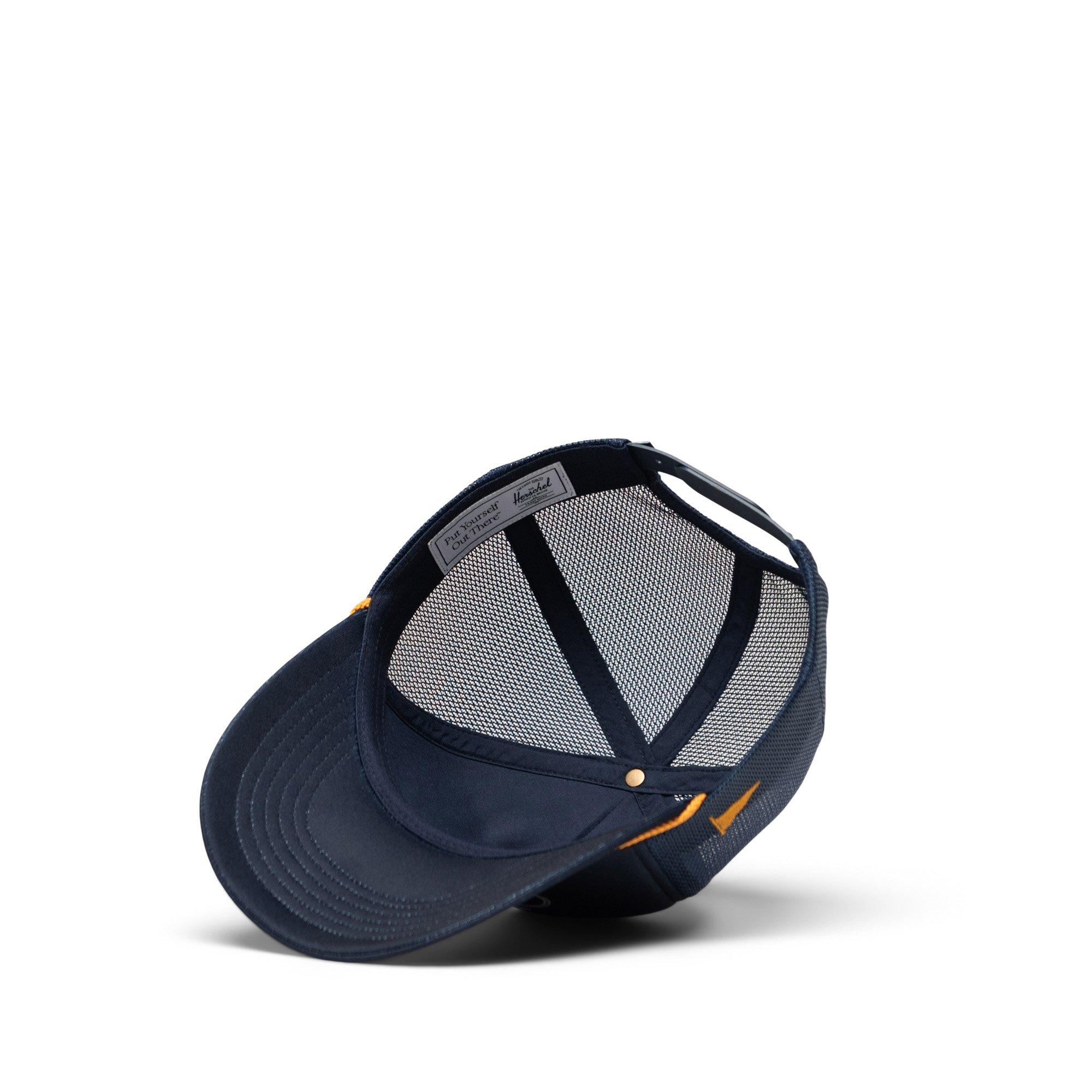 Darkest Navy - Herschel Supply Co - Marina Mesh with Patch Trucker Cap - 3