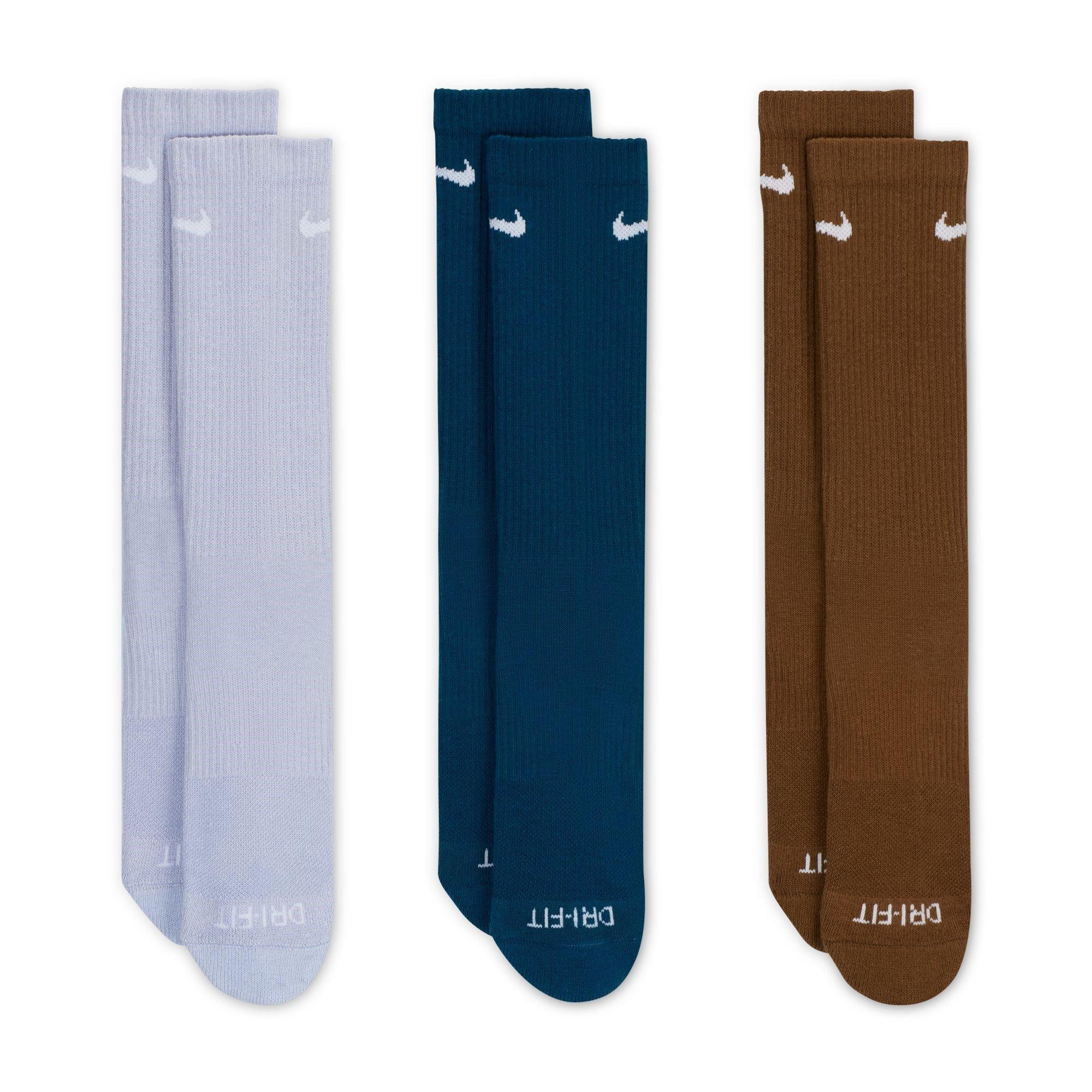 MULTI-COLOR - Nike - Everyday Plus Cushioned Training Crew Socks (3 Pairs) - 3