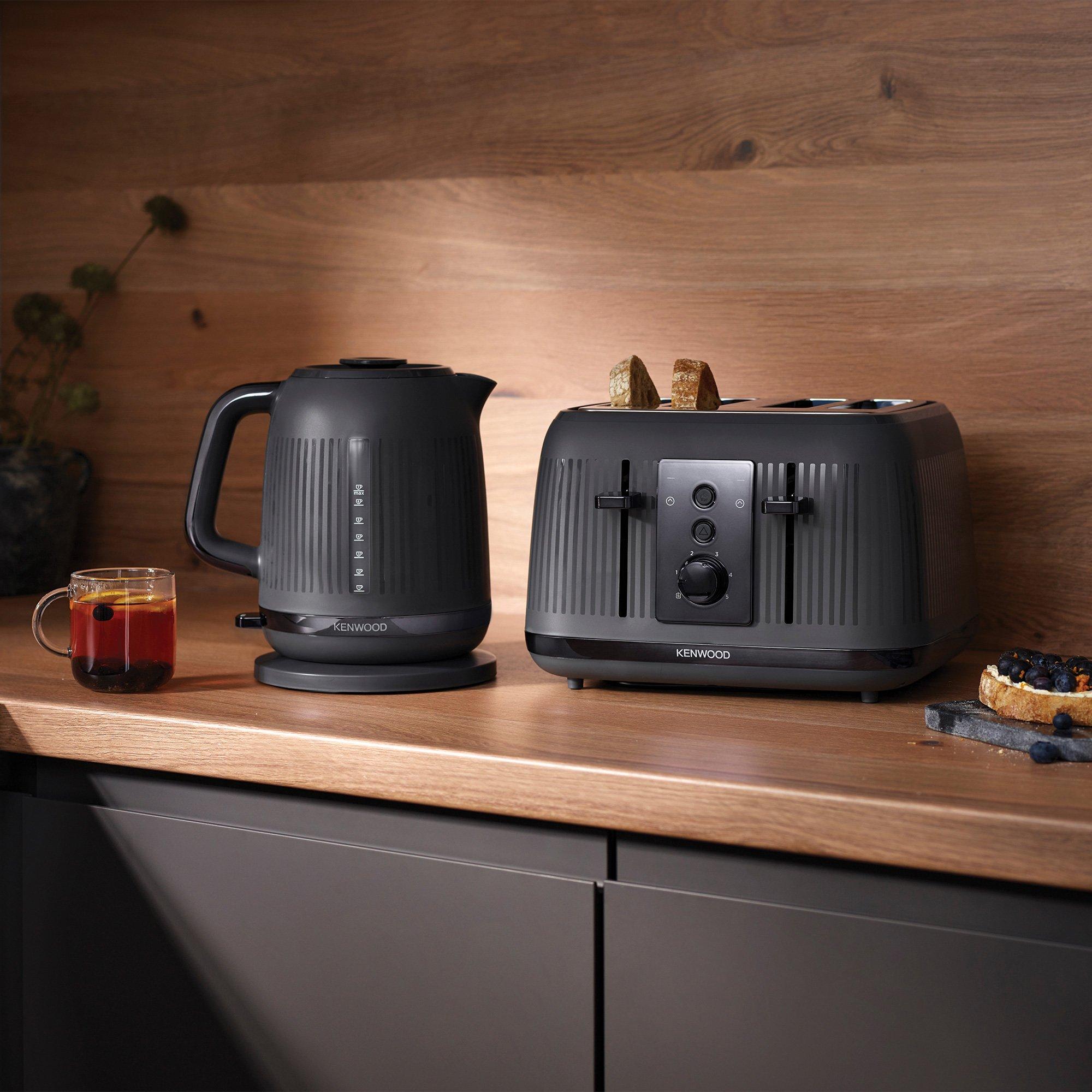 Grey - Kenwood - KW0301 4 Slice Dusk Toaster Grey - 4