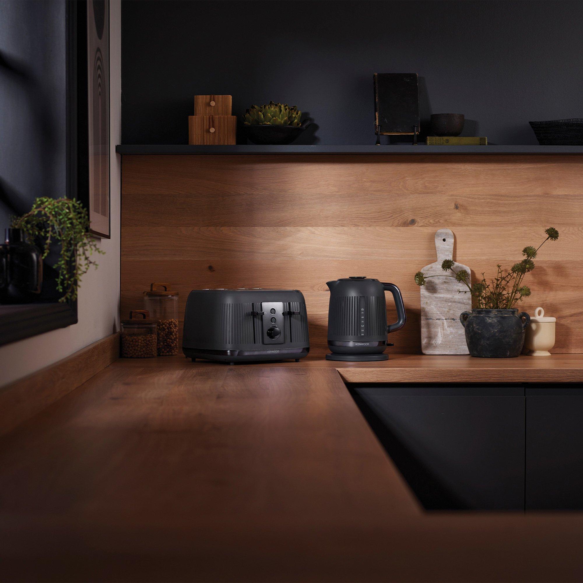 Grey - Kenwood - KW0301 4 Slice Dusk Toaster Grey - 5