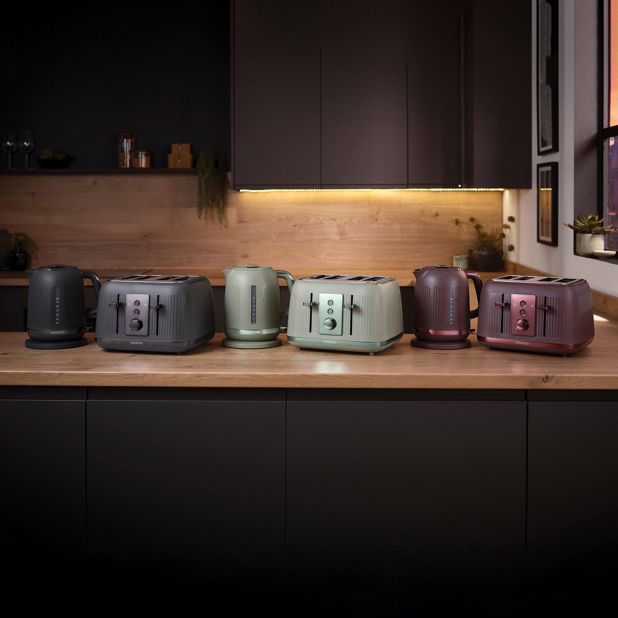 Grey - Kenwood - KW0301 4 Slice Dusk Toaster Grey - 8