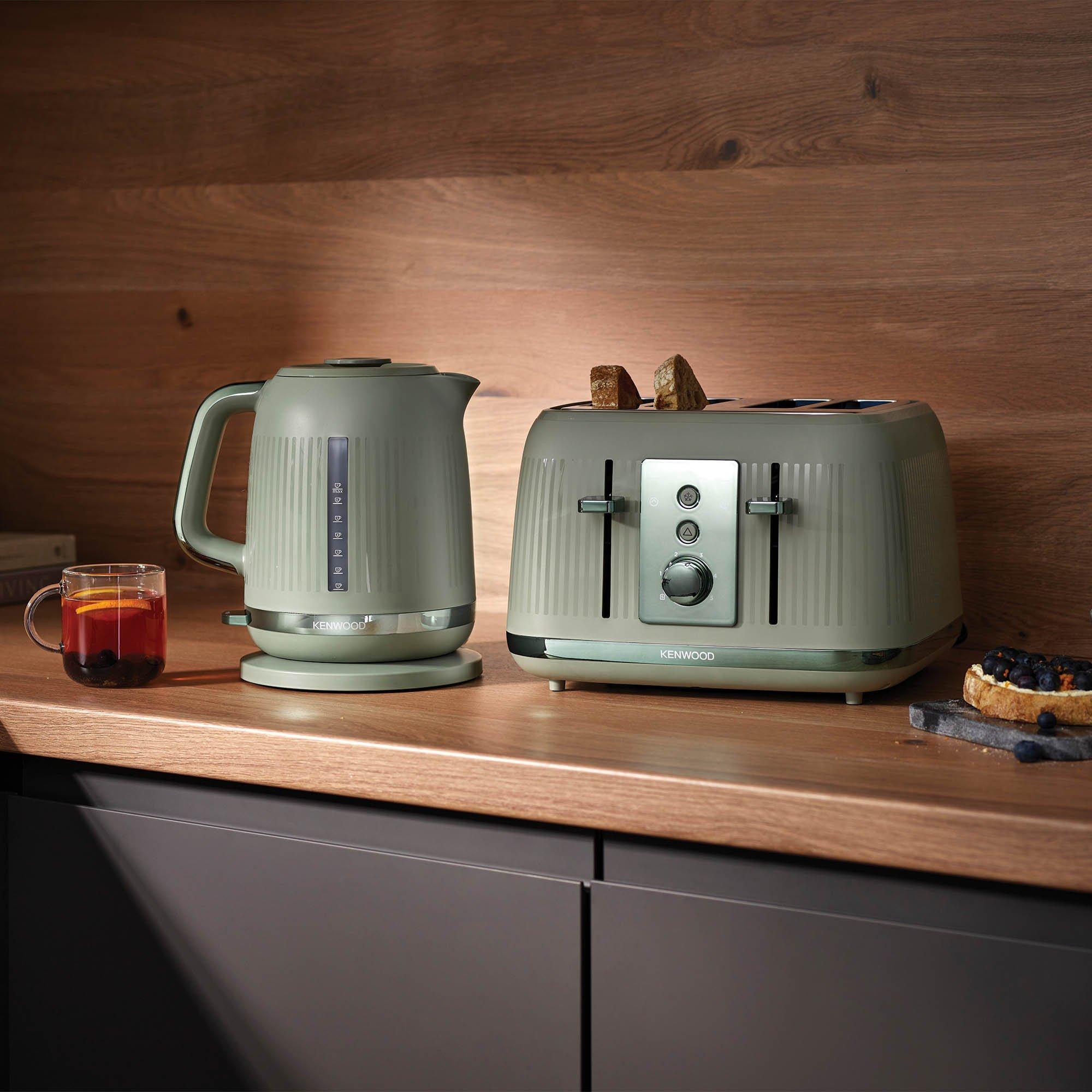 Green - Kenwood - KW0303 4 Slice Dusk Toaster Green - 5