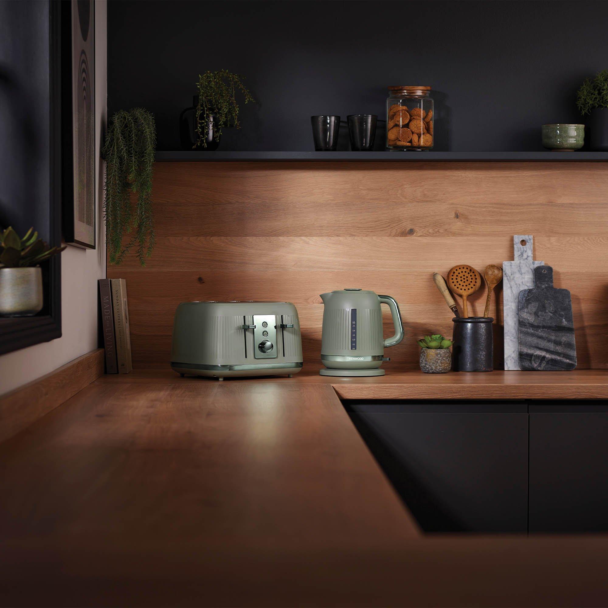 Green - Kenwood - KW0303 4 Slice Dusk Toaster Green - 6