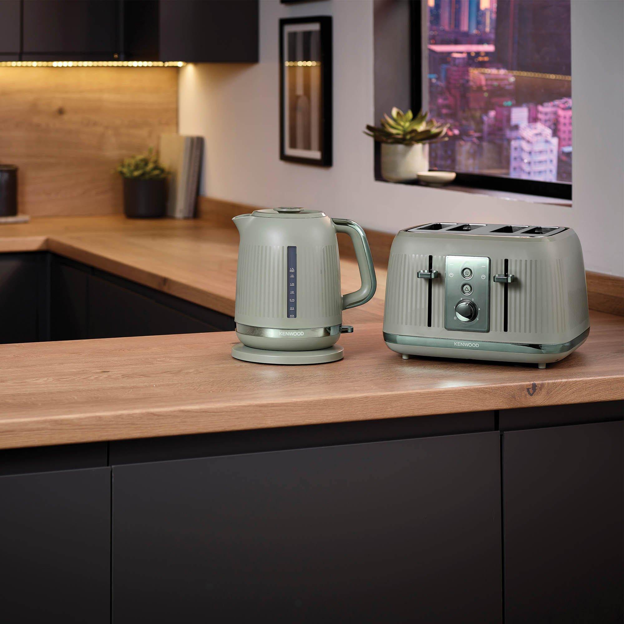 Green - Kenwood - KW0303 4 Slice Dusk Toaster Green - 7