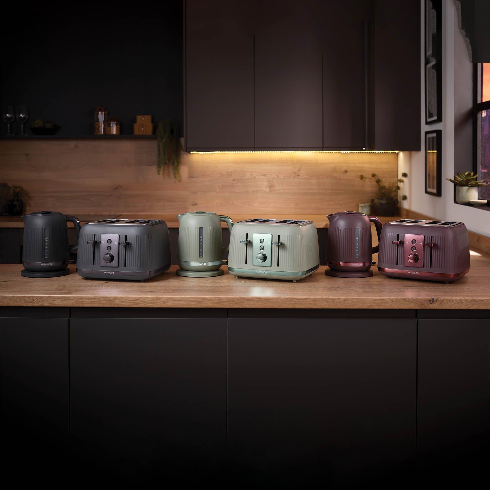 Green - Kenwood - KW0303 4 Slice Dusk Toaster Green - 9