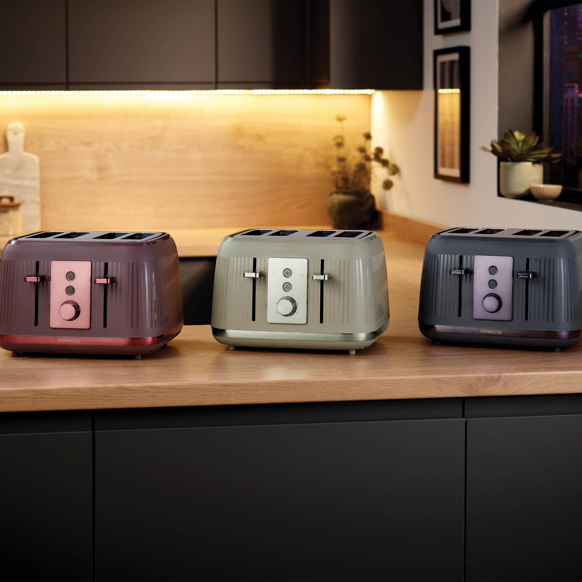 Green - Kenwood - KW0303 4 Slice Dusk Toaster Green - 10