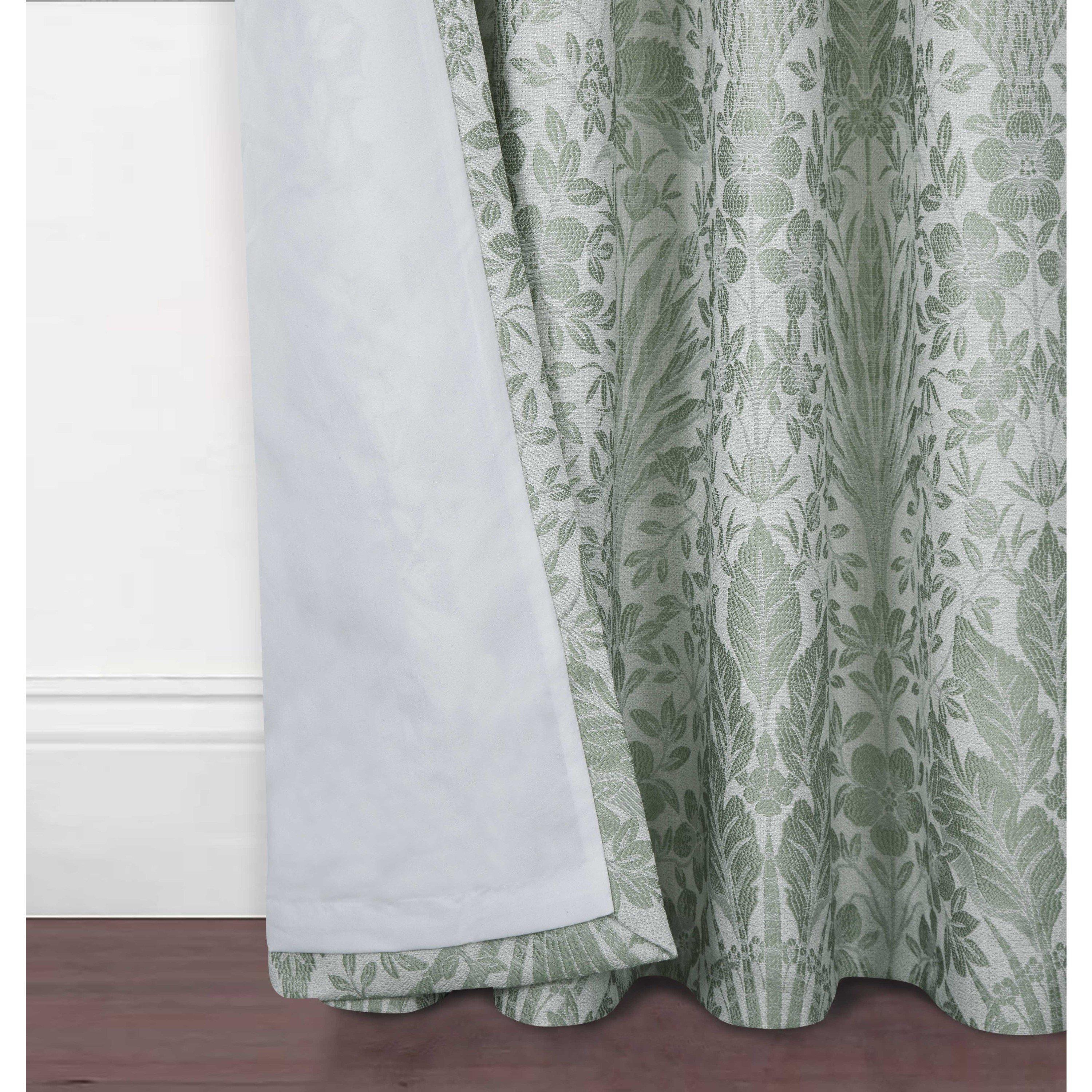 Sage - Sundour - Keswick Floral Pencil Pleat Curtains - 6