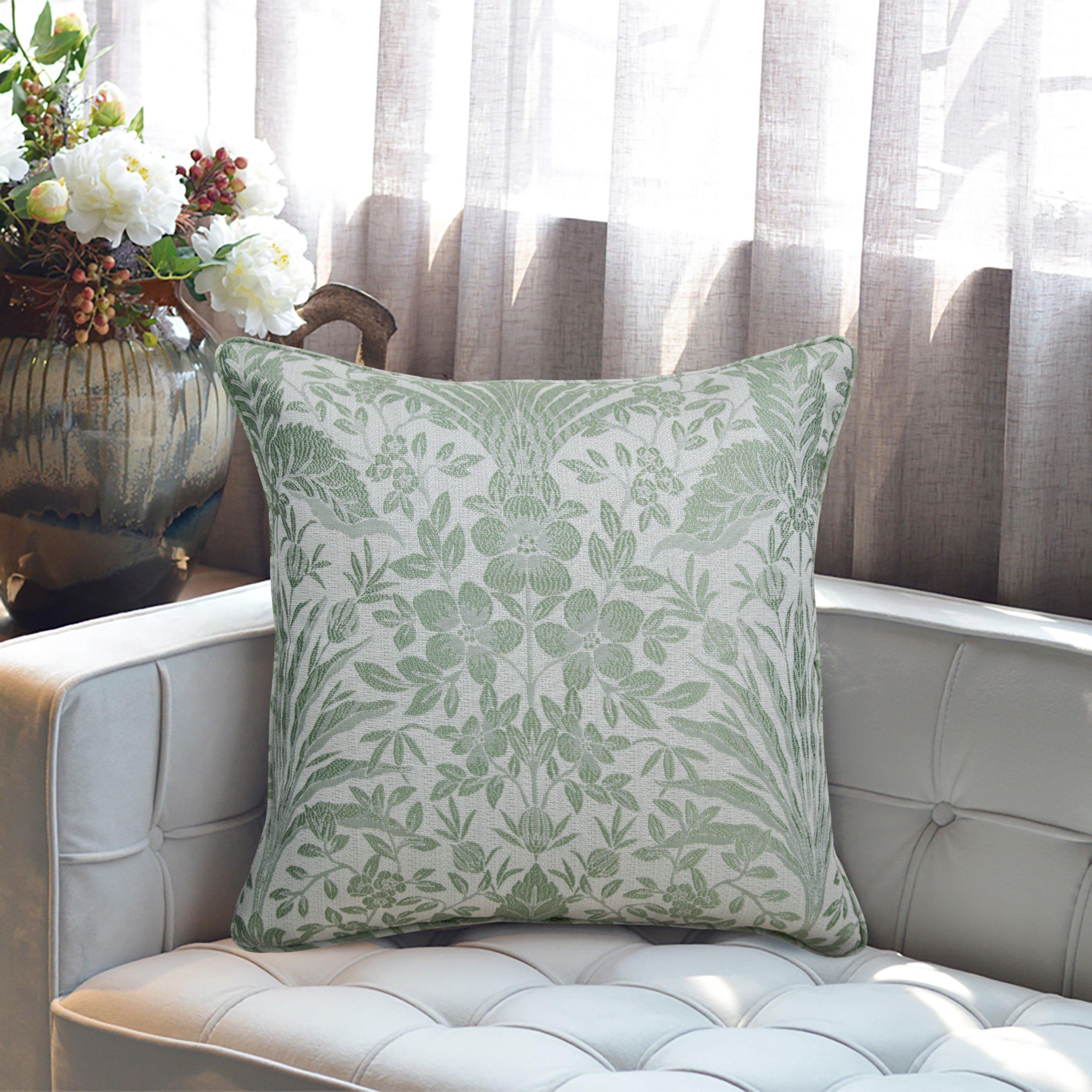 Sage - Sundour - Keswick Floral Pencil Pleat Curtains - 7