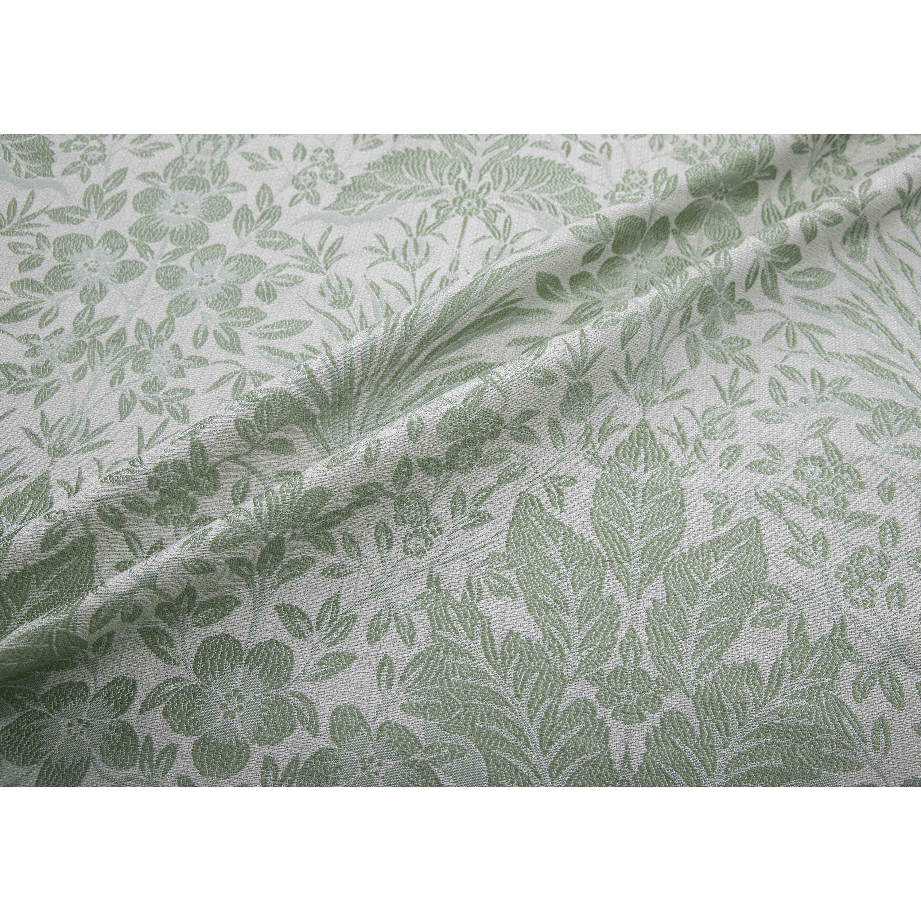 Sage - Sundour - Keswick Floral Pencil Pleat Curtains - 9