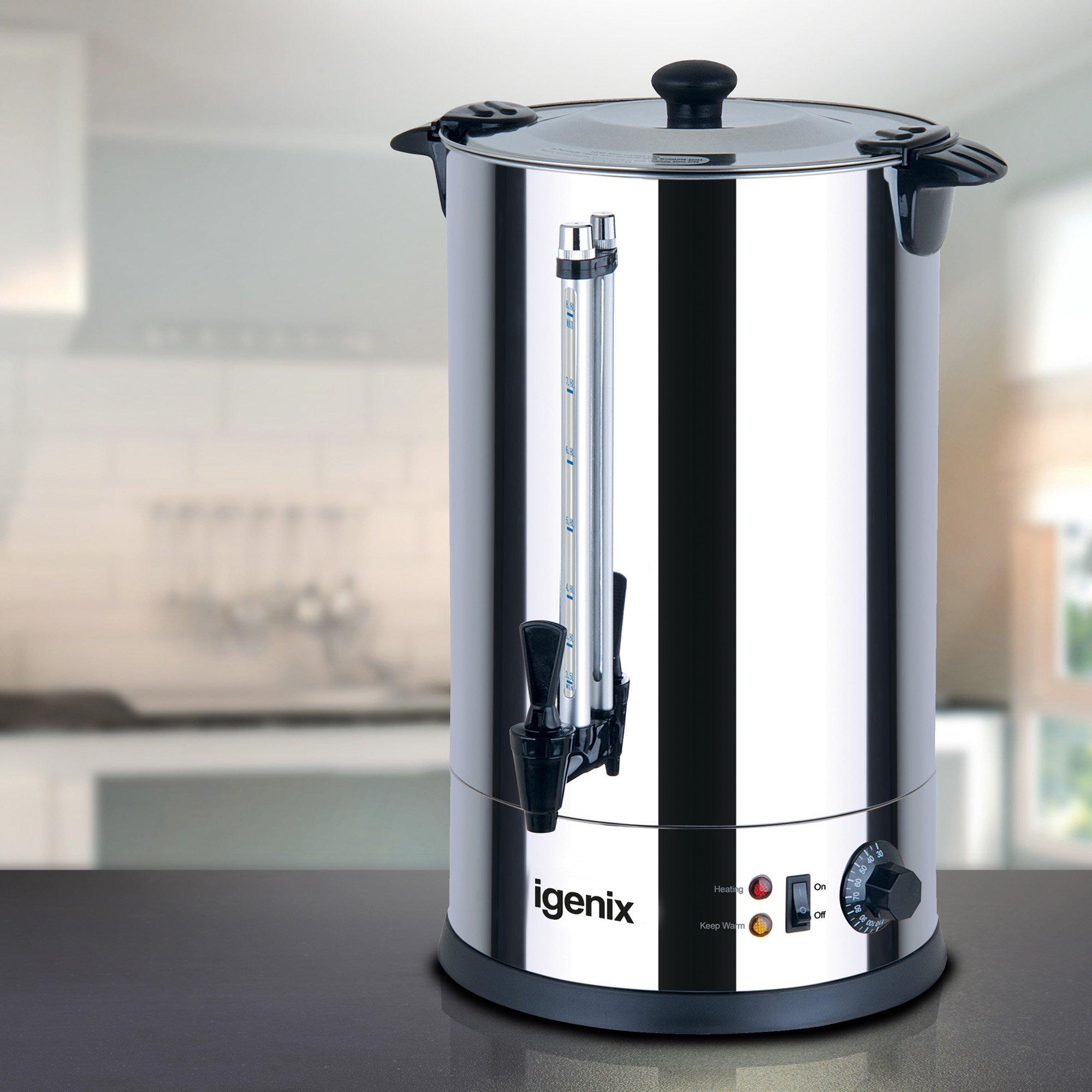 Stainless Steel - Igenix - IG4008 8.8 Litre Catering Urn - 5