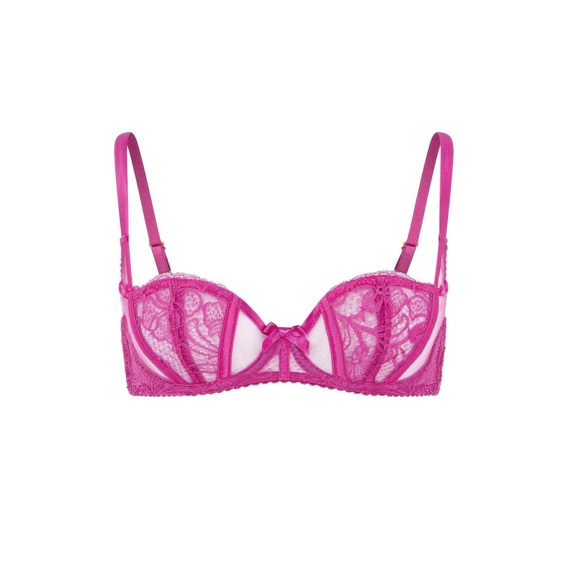 Magenta - Agent Provocateur - ROZLYN Balconette Underwired Bra - 3