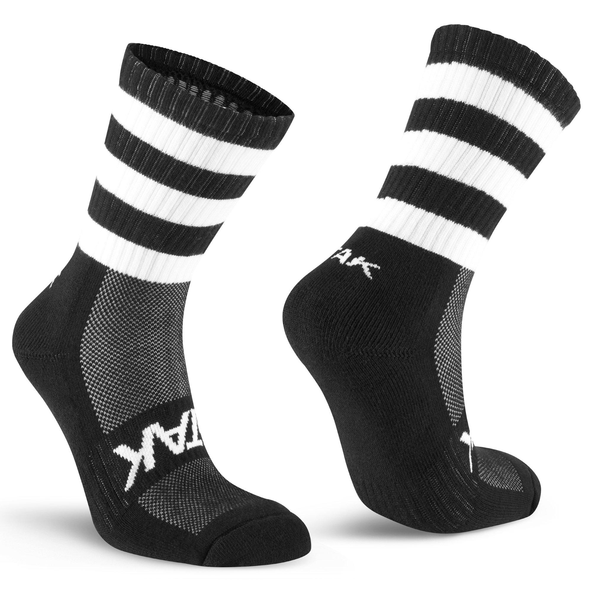 Black/White - ATAK Sports - Atak Mid Socks Junior - 1