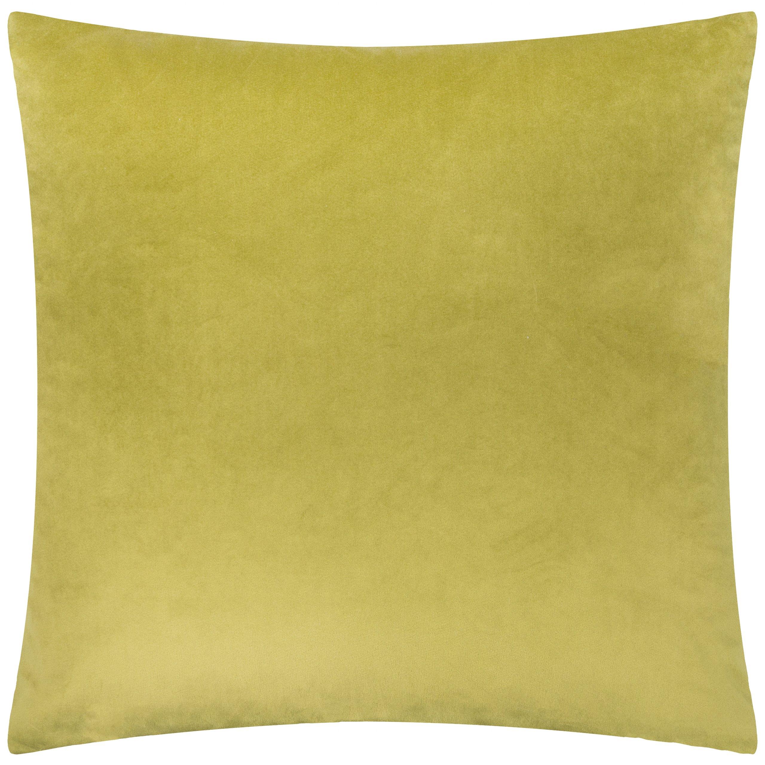 Olive - Paoletti - Evoke Cut Velvet Feather Filled Cushion - 4