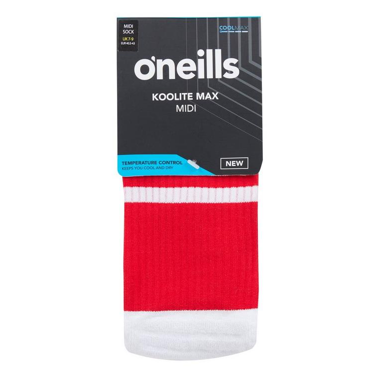 Rouge/Blanc - ONeills - ONeills Tyrone Home Socks Senior - 1