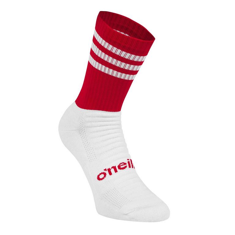 Rouge/Blanc - ONeills - ONeills Tyrone Home Socks Senior - 2