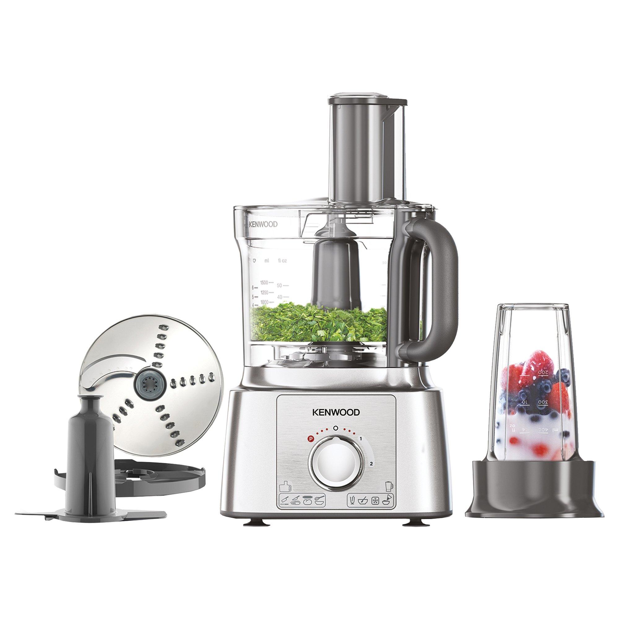 Kenwood 1000W Multipro Express 2-In-1 Food Processor With Smoothie2go - White - Image 14