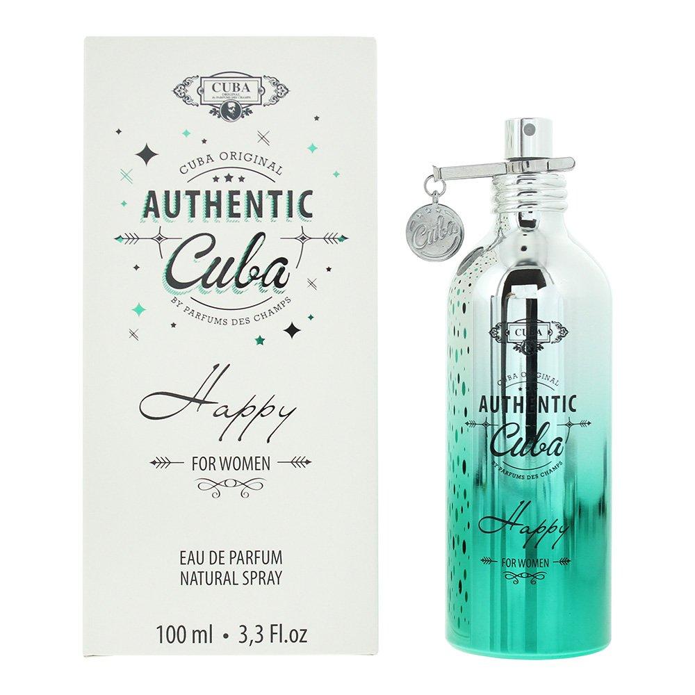 Cuba Women's Authentic Happy For Edp 100Ml