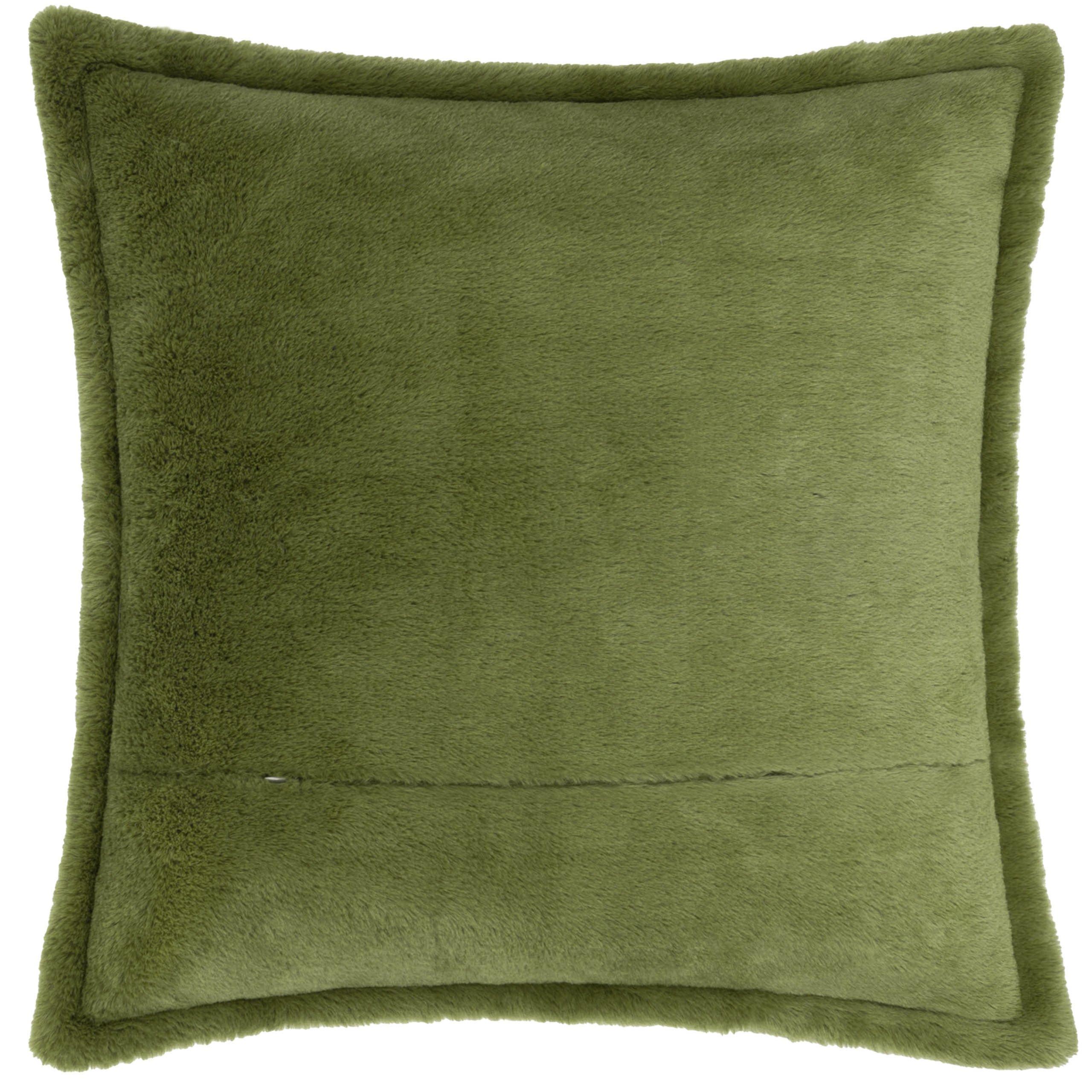 Olive - Furn - Kallu Faux Fur Feather Filled Cushion - 4
