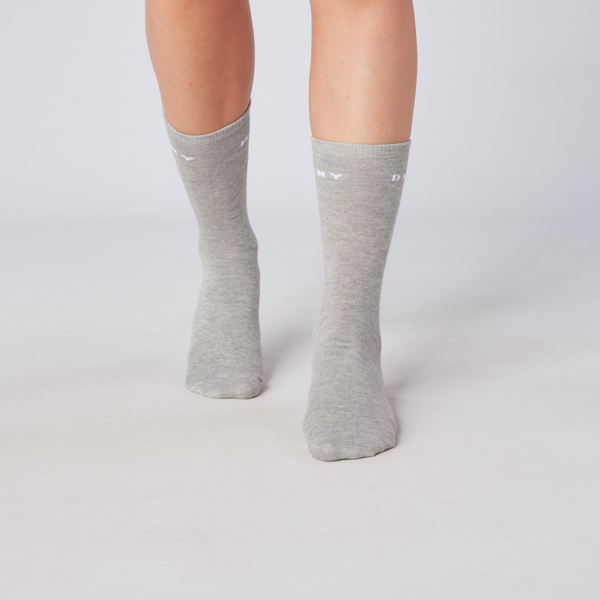 Noir/Gris/Marine - DKNY - 3 Pack Womens Dress Socks Paige - 8