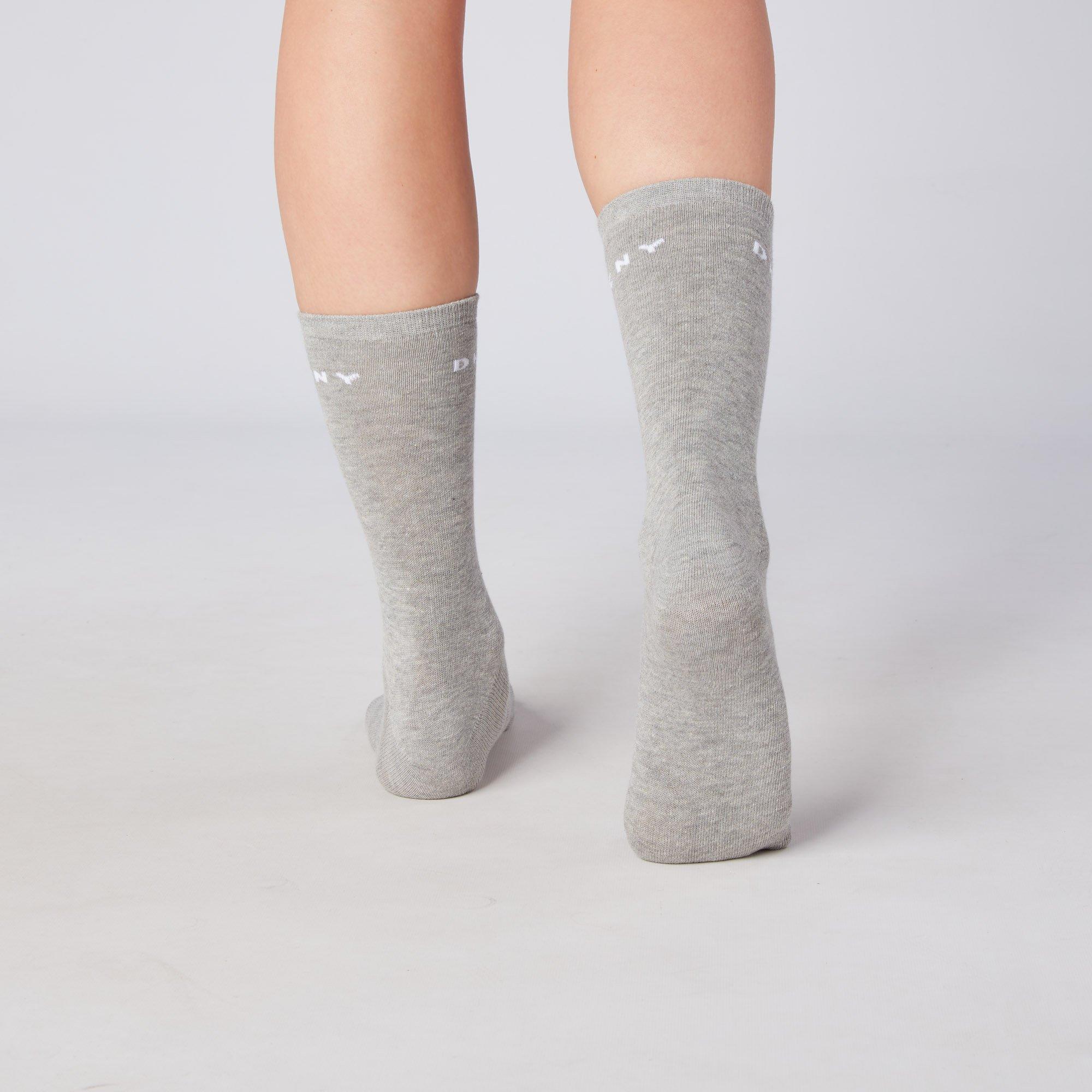 Noir/Gris/Marine - DKNY - 3 Pack Womens Dress Socks Paige - 10
