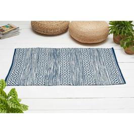 Country Club Diamond Design Rug 70x130cm - Blue