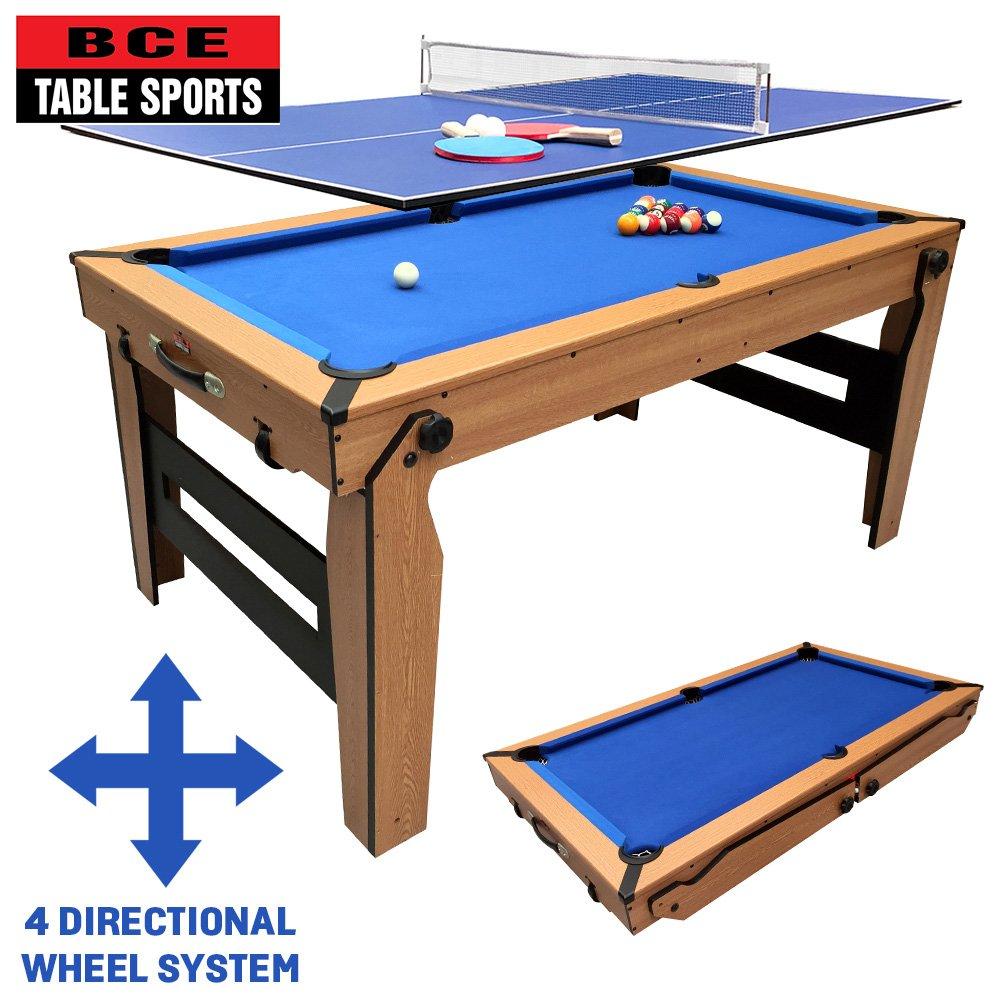 Cloth - BCE - BCE Razor 5ft Pool Table with Table Tennis Top - 1