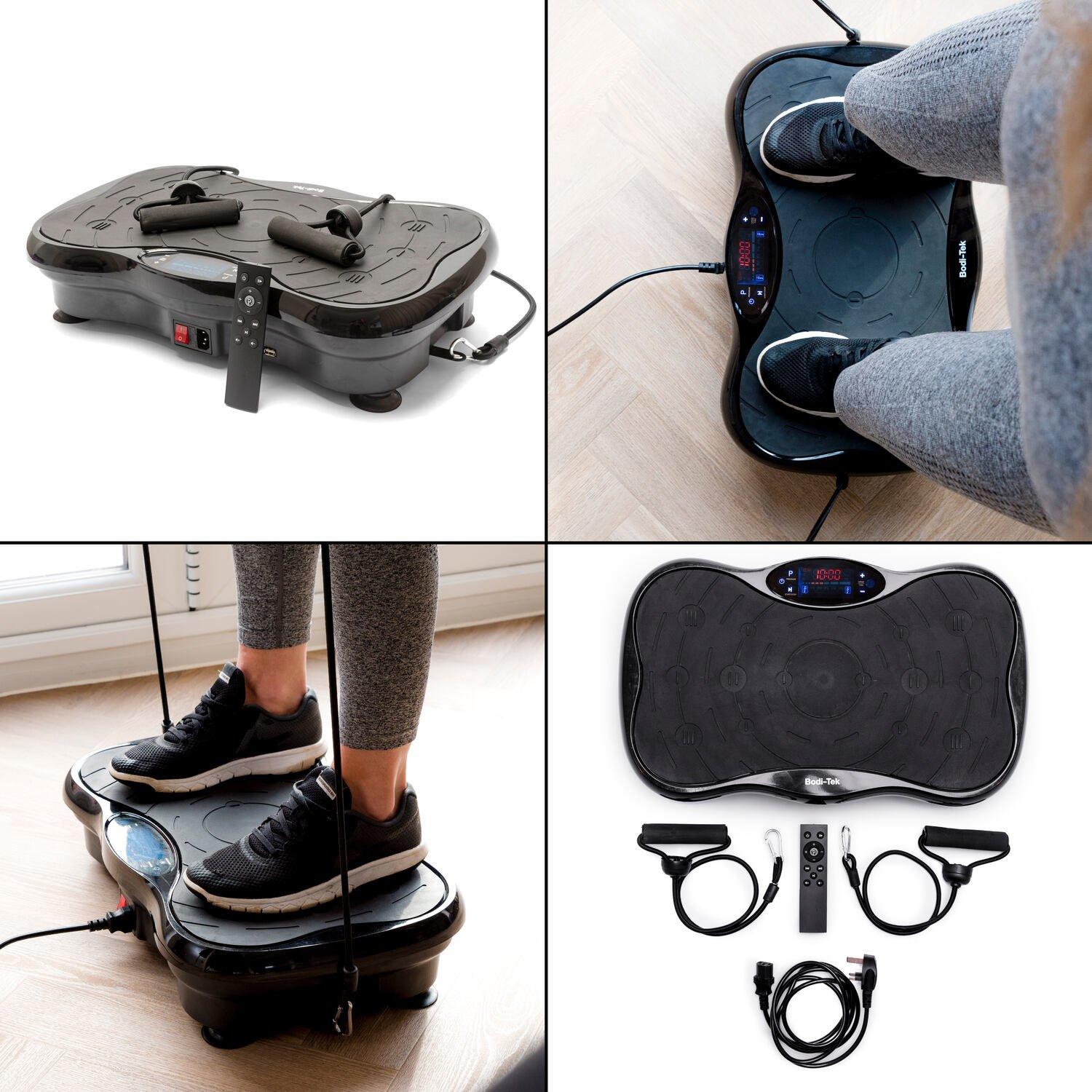 Black - Bodi-Tek - Bodi-Tek Whole Body Vibration Training Plate - 2