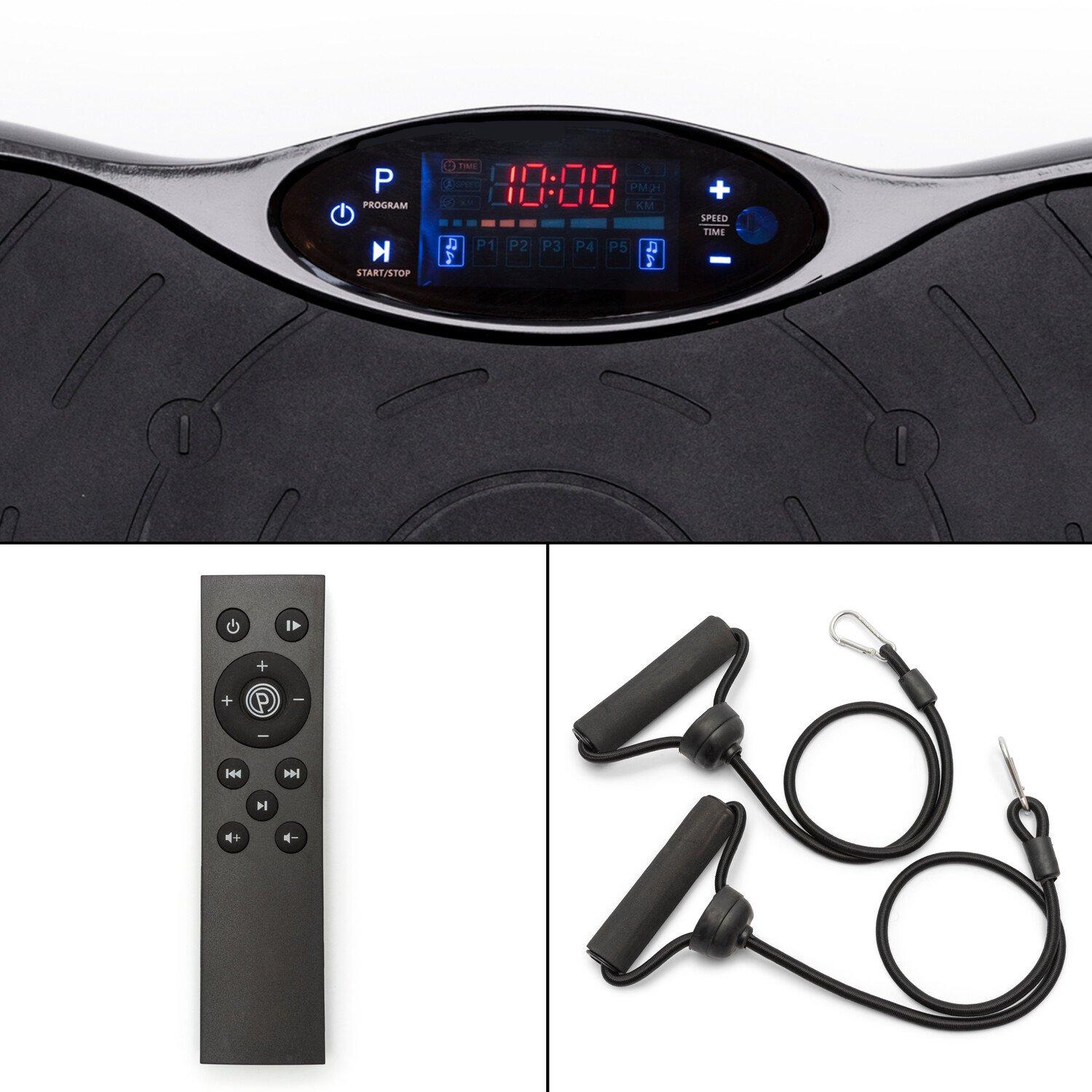 Black - Bodi-Tek - Bodi-Tek Whole Body Vibration Training Plate - 3