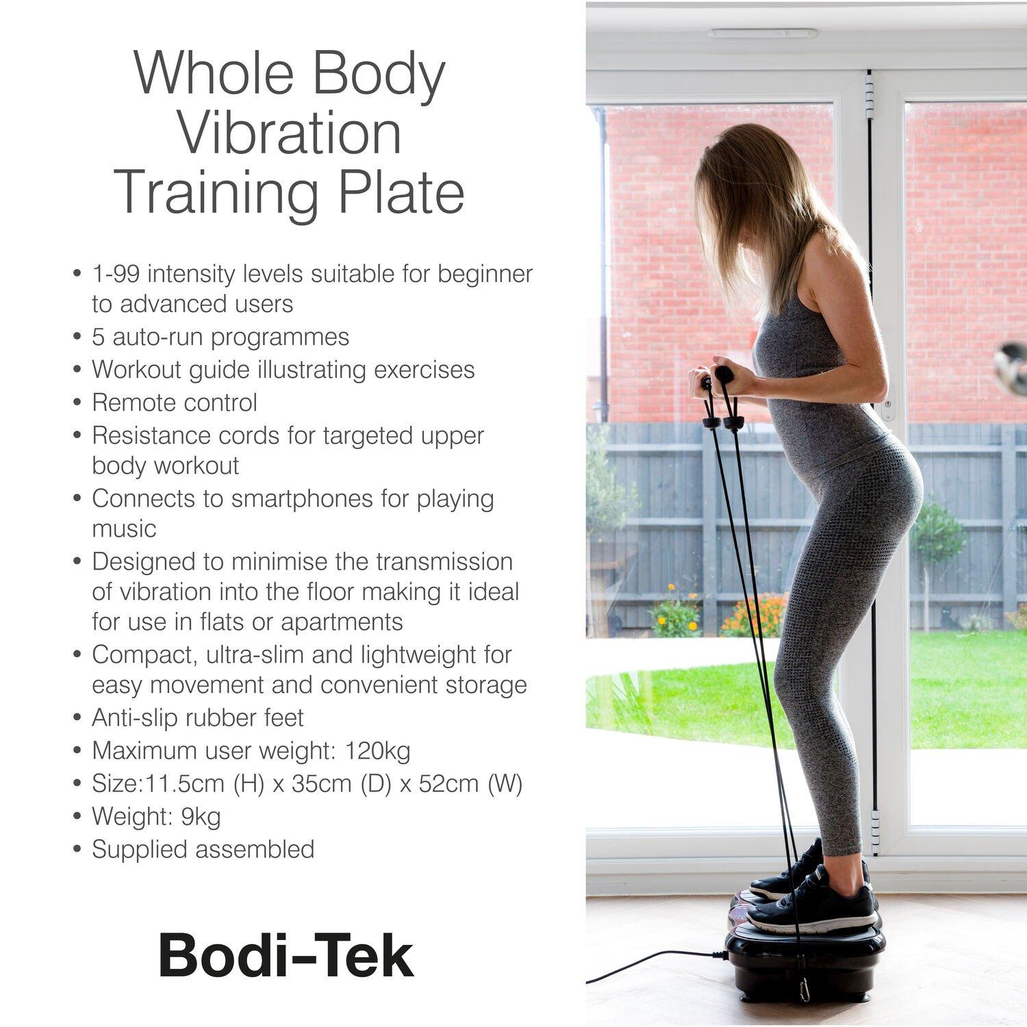 Black - Bodi-Tek - Bodi-Tek Whole Body Vibration Training Plate - 5