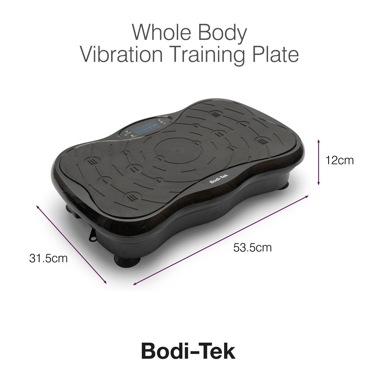 Black - Bodi-Tek - Bodi-Tek Whole Body Vibration Training Plate - 6