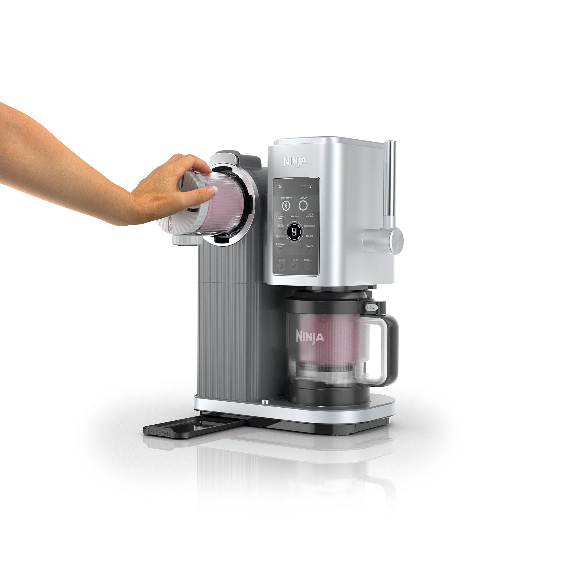 Silver - Ninja - Swirl by CREAMi 13 in 1 Ice Cream Maker - 3