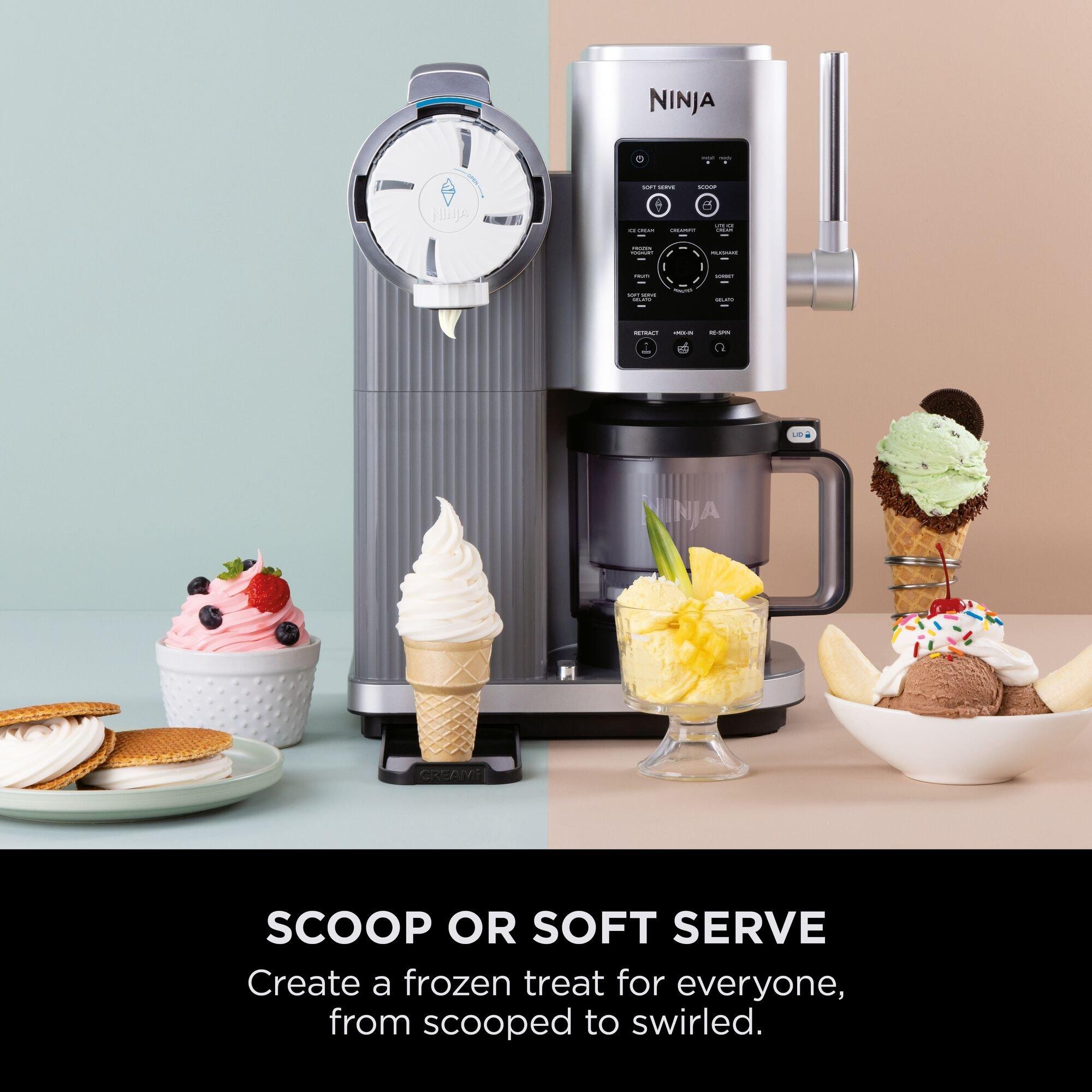 Silver - Ninja - Swirl by CREAMi 13 in 1 Ice Cream Maker - 6