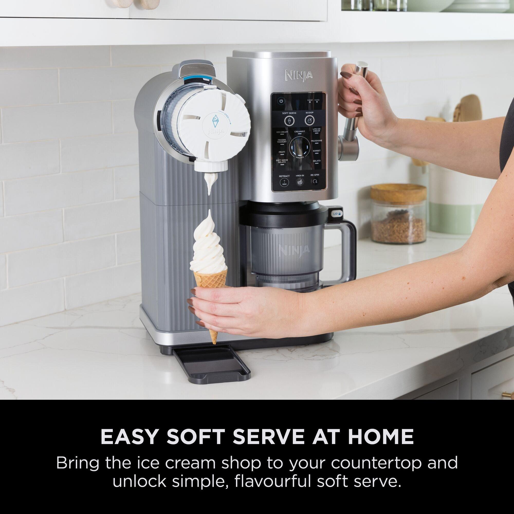 Silver - Ninja - Swirl by CREAMi 13 in 1 Ice Cream Maker - 9