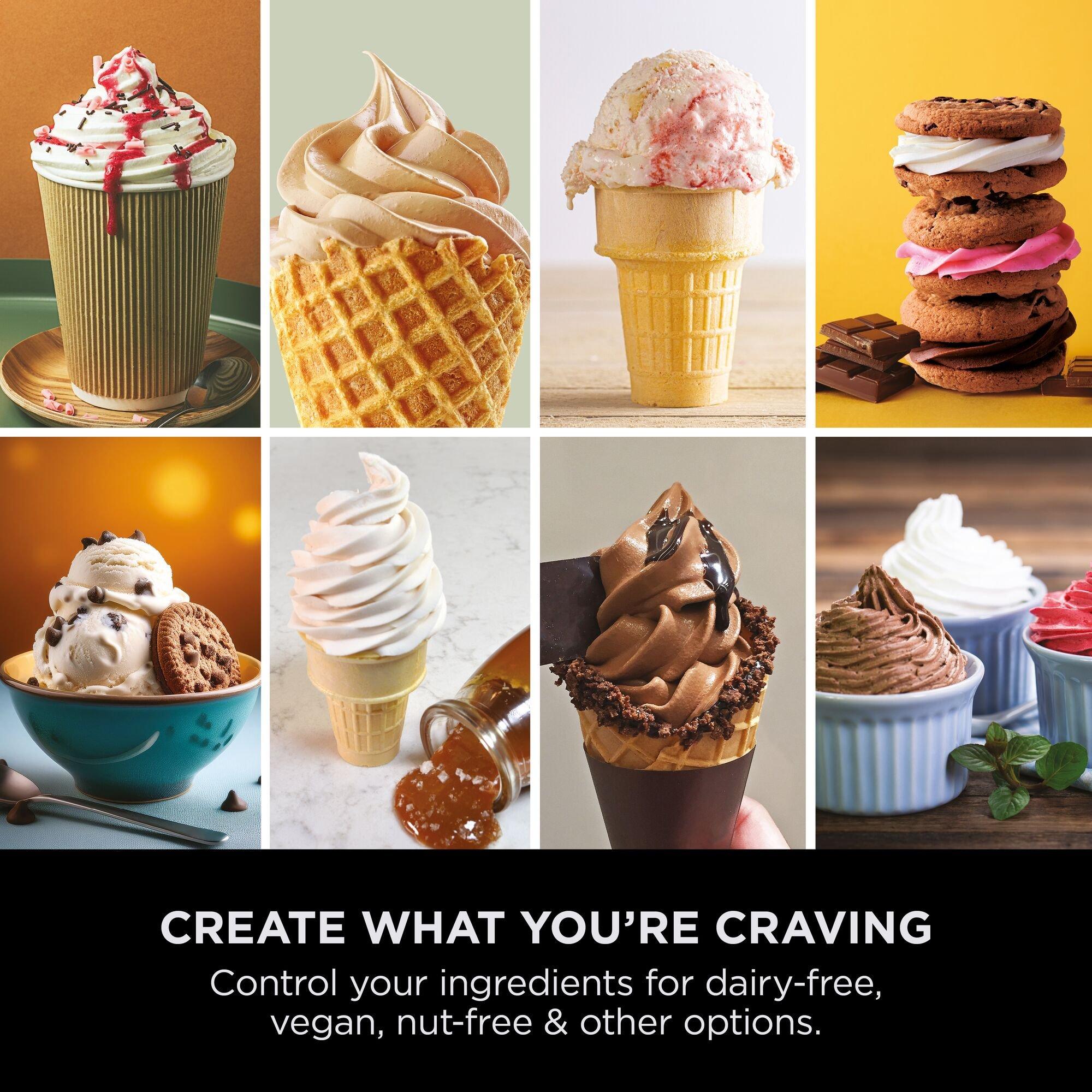 Silver - Ninja - Swirl by CREAMi 13 in 1 Ice Cream Maker - 10