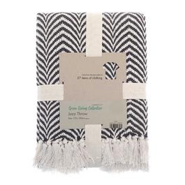 Country Club Jazz Design Throw 170x200cm - Grey