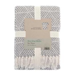 Country Club Zen Design Throw 170x200cm - Grey