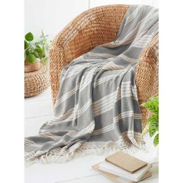 Country Club Diamond Throw 170x200cm - Grey