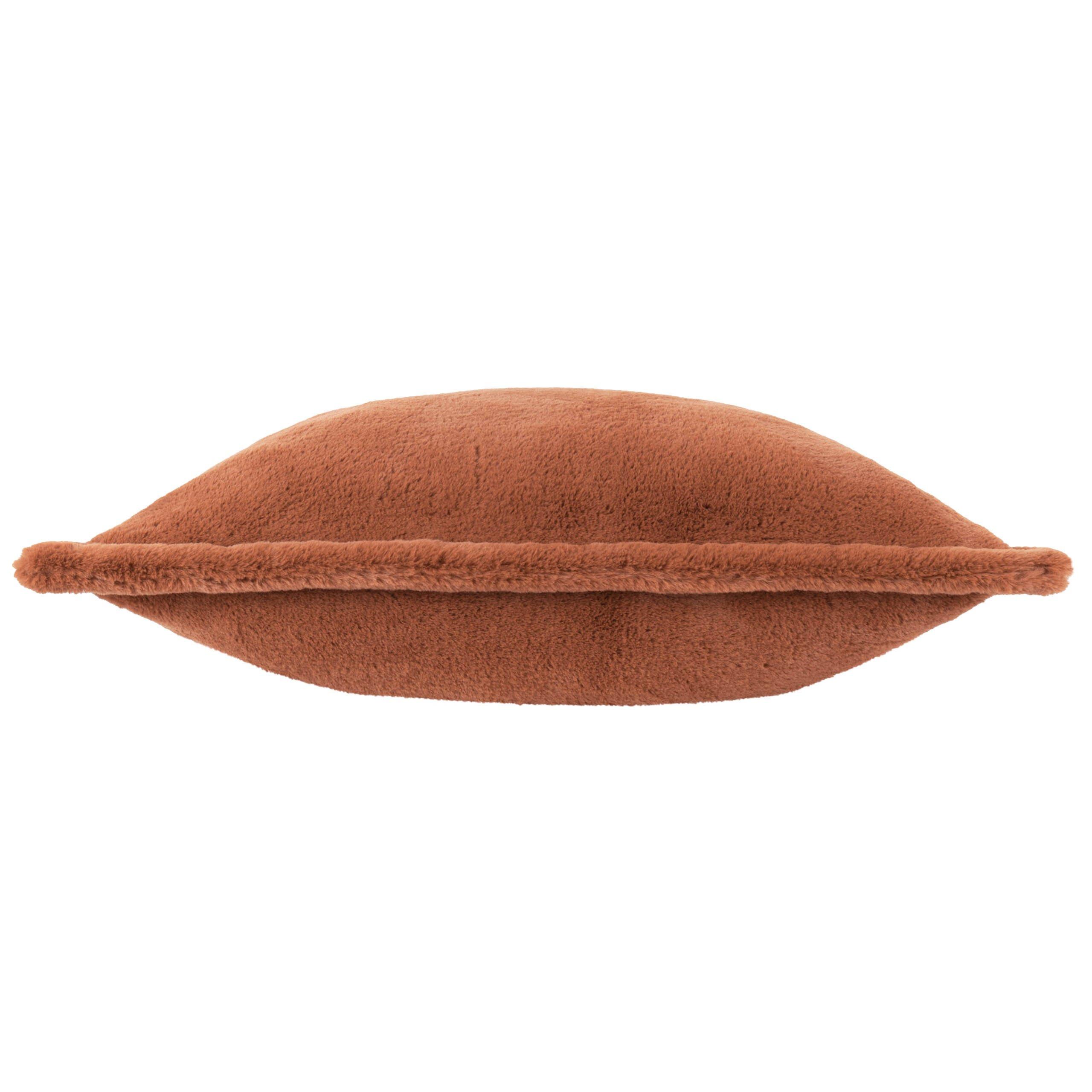 Rust - Furn - Kallu Faux Fur Feather Filled Cushion - 5