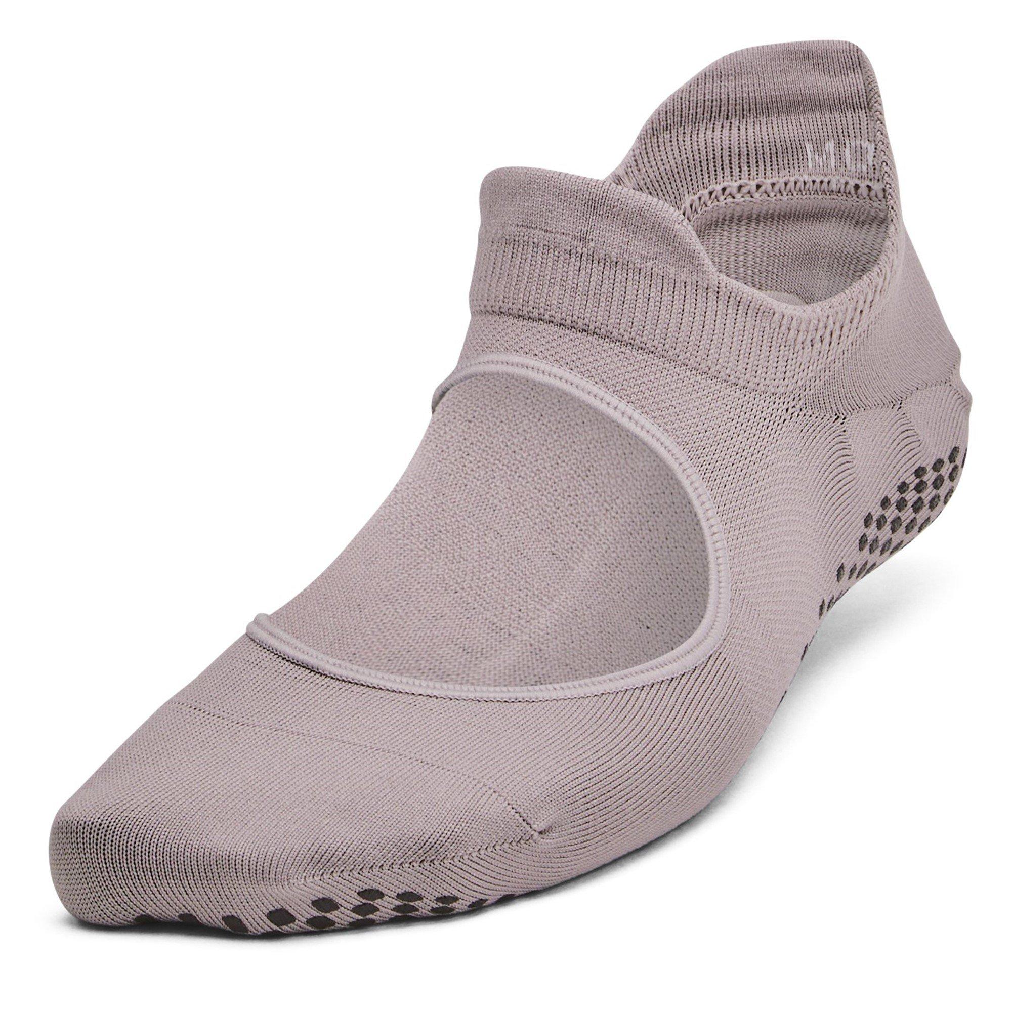 Grey - Under Armour - Women's Breathe Balance Trainers Socks - 2
