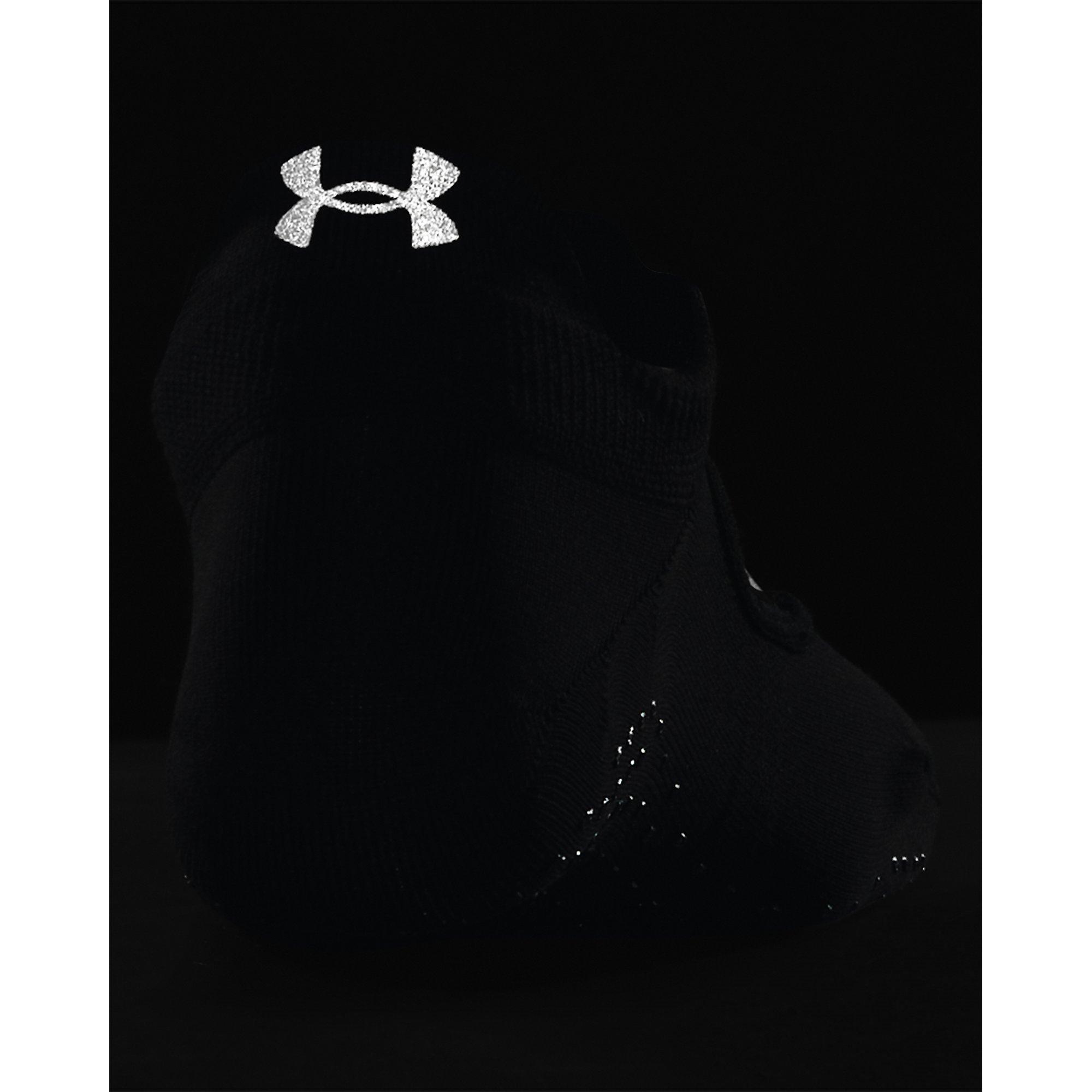 Black/Cerise - Under Armour - Breathe Balance Trainers Socks - 4