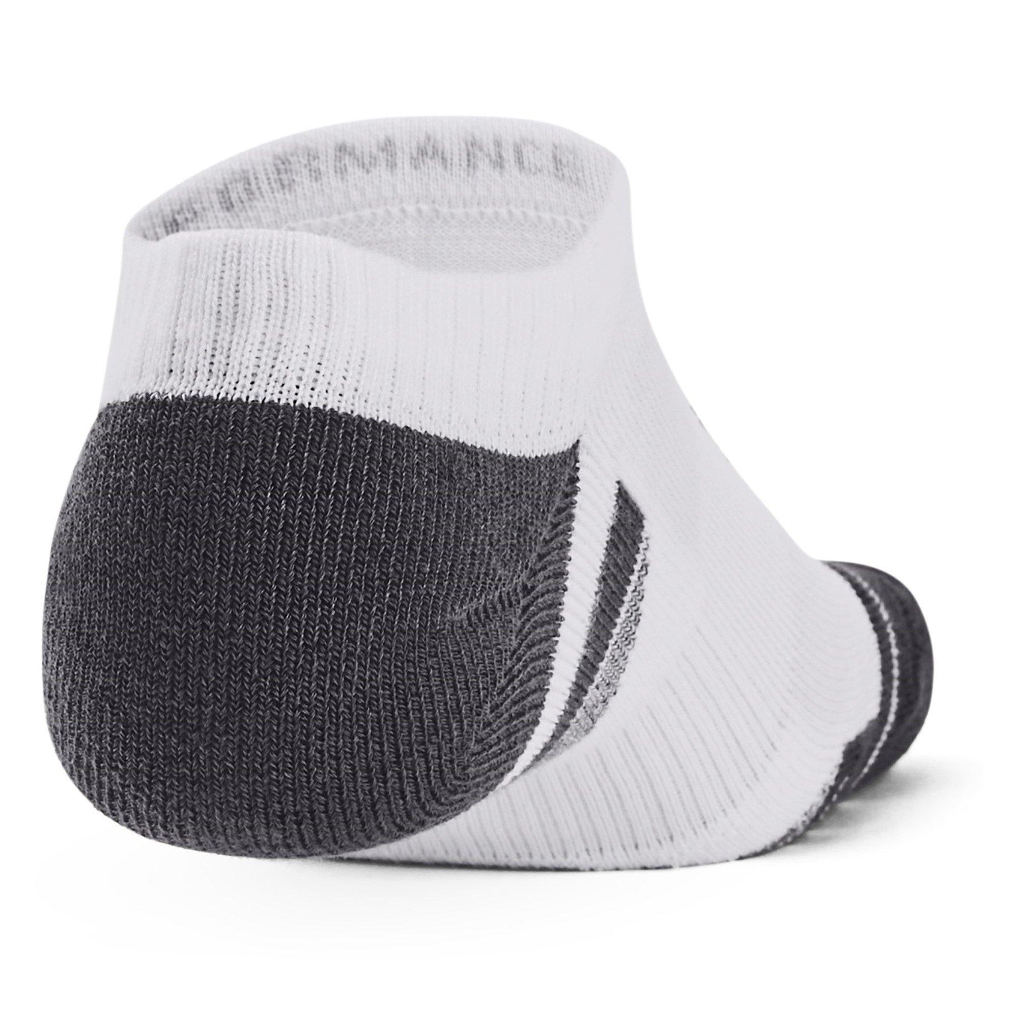 White - Under Armour - UA Performance Tech 3-Pack No Show Socks Unisex - 3