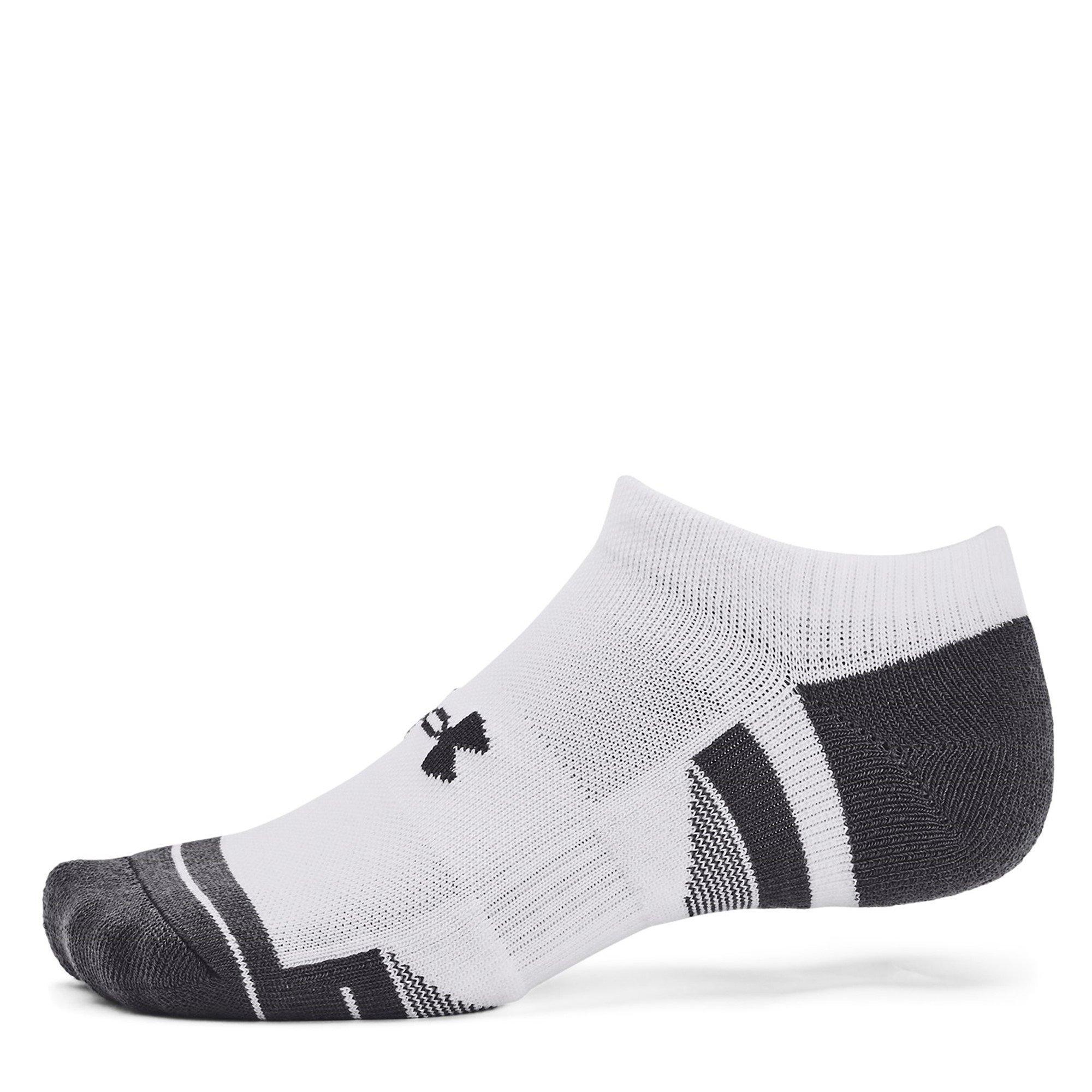White - Under Armour - UA Performance Tech 3-Pack No Show Socks Unisex - 4