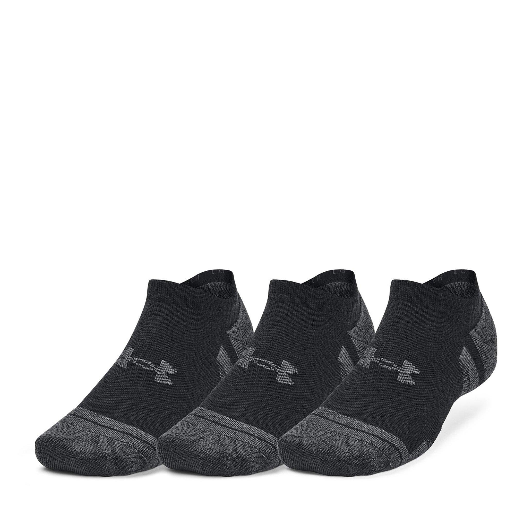 Under Armour  Ua Performance Tech 3-Pack No Show Socks - Black - M 4-7.5