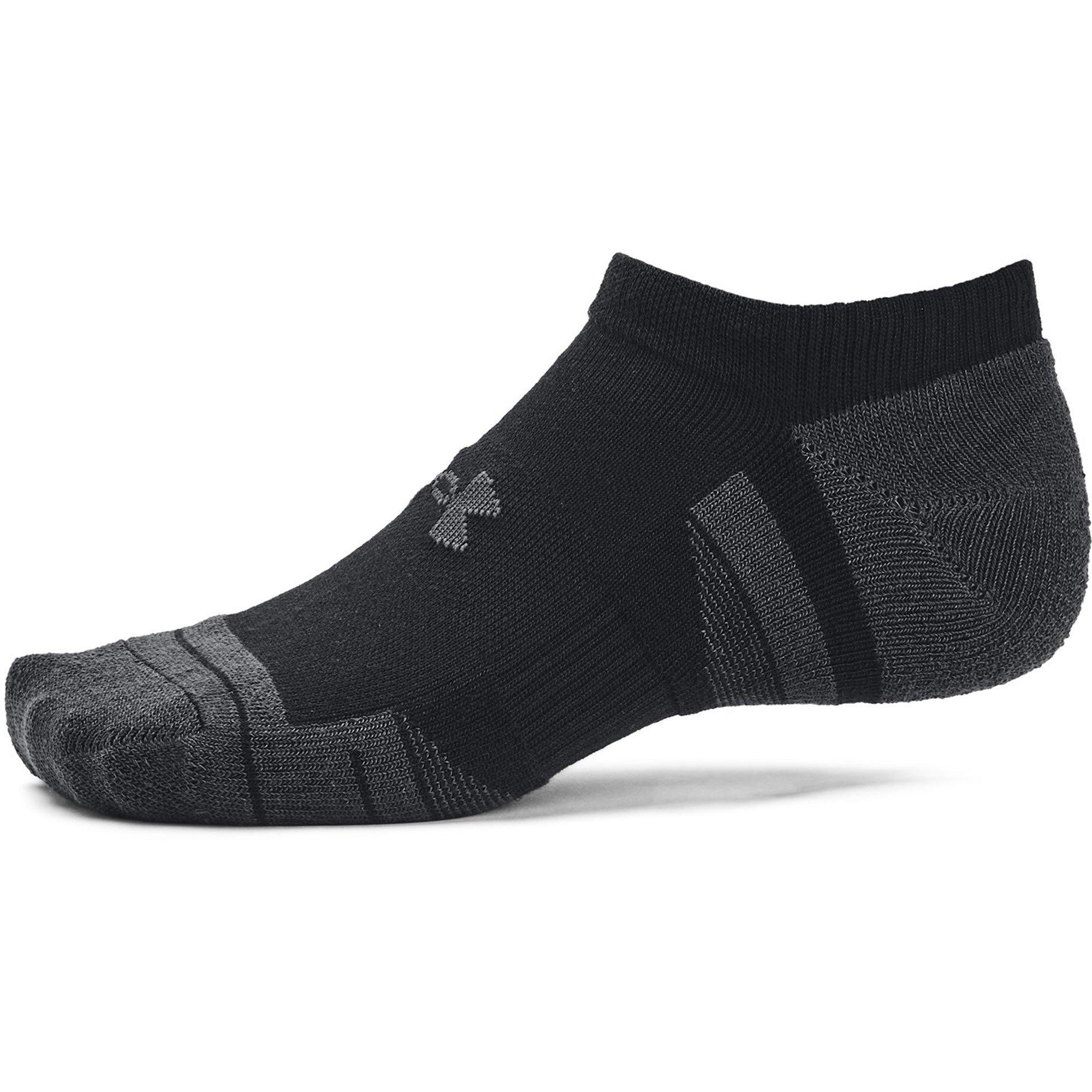 Schwarz - Under Armour - Armour UA Performance Tech 3-Pack No Show Socks Unisex - 4