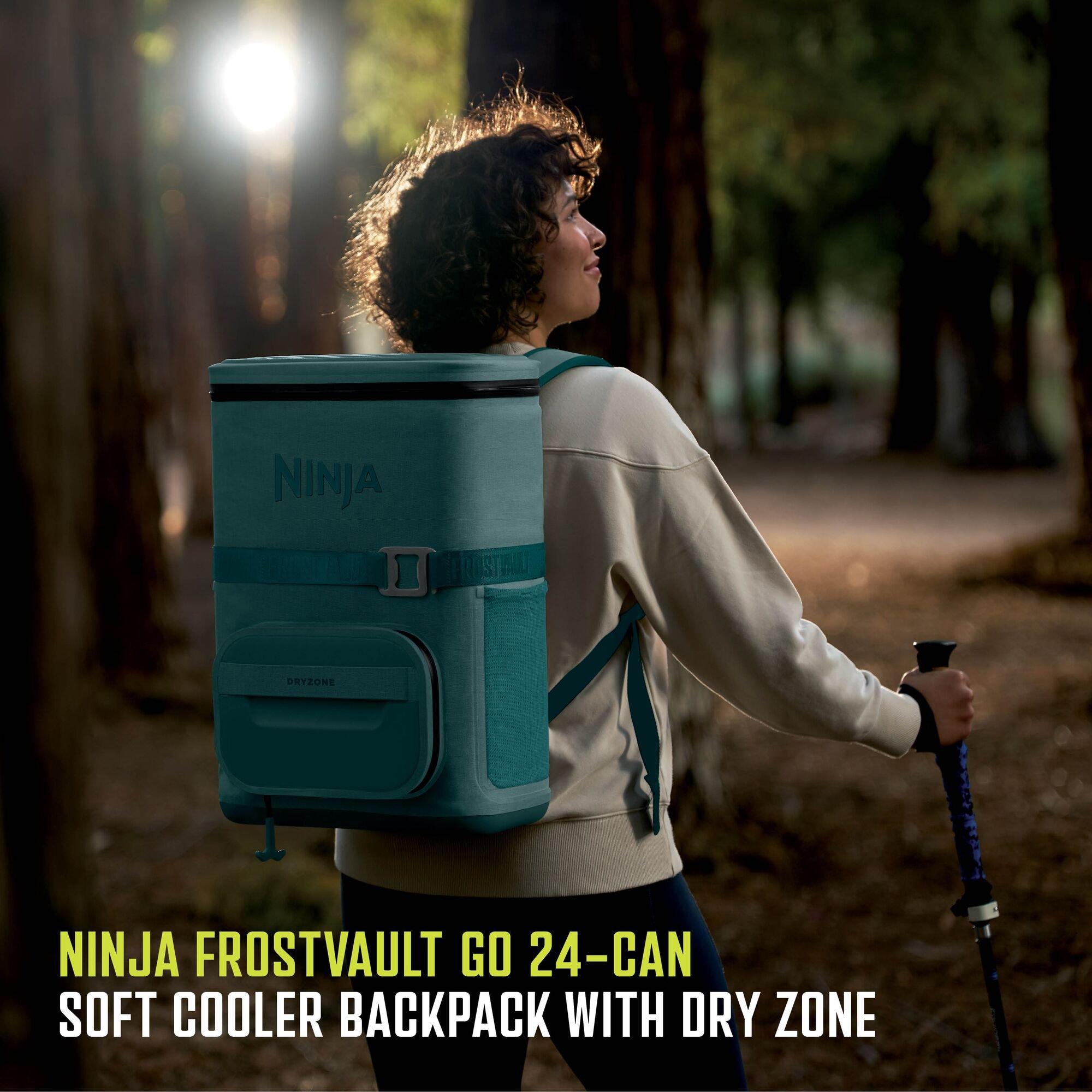Halocline Green - Ninja - Outdoor FrostVault Go 17 litre 24-Can Backpack - 4